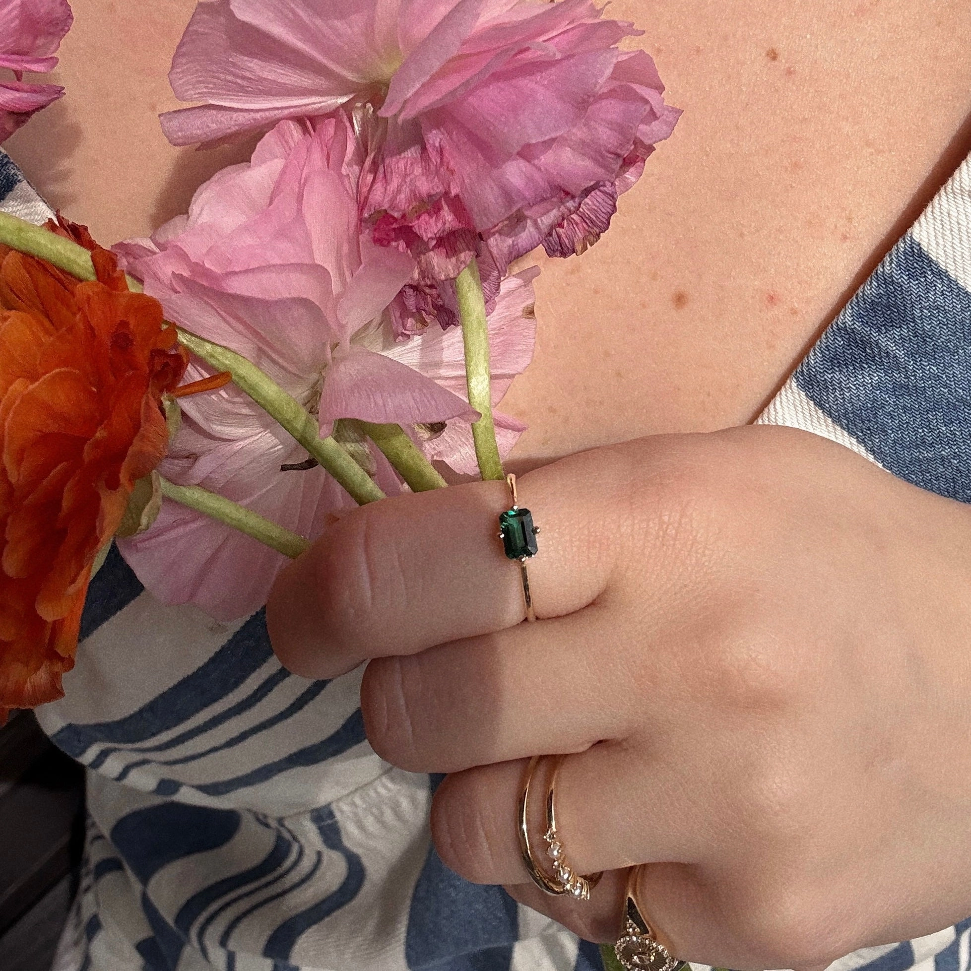 14k Mod Love Birthstone Ring