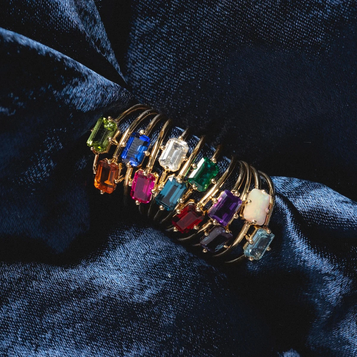 14k Mod Love Birthstone Ring