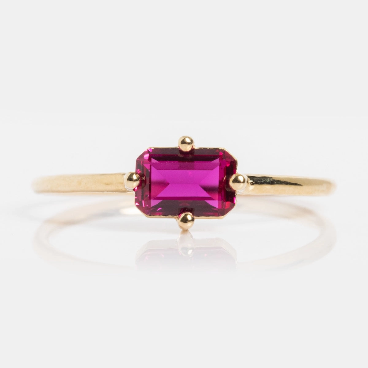 14k Mod Love Birthstone Ring