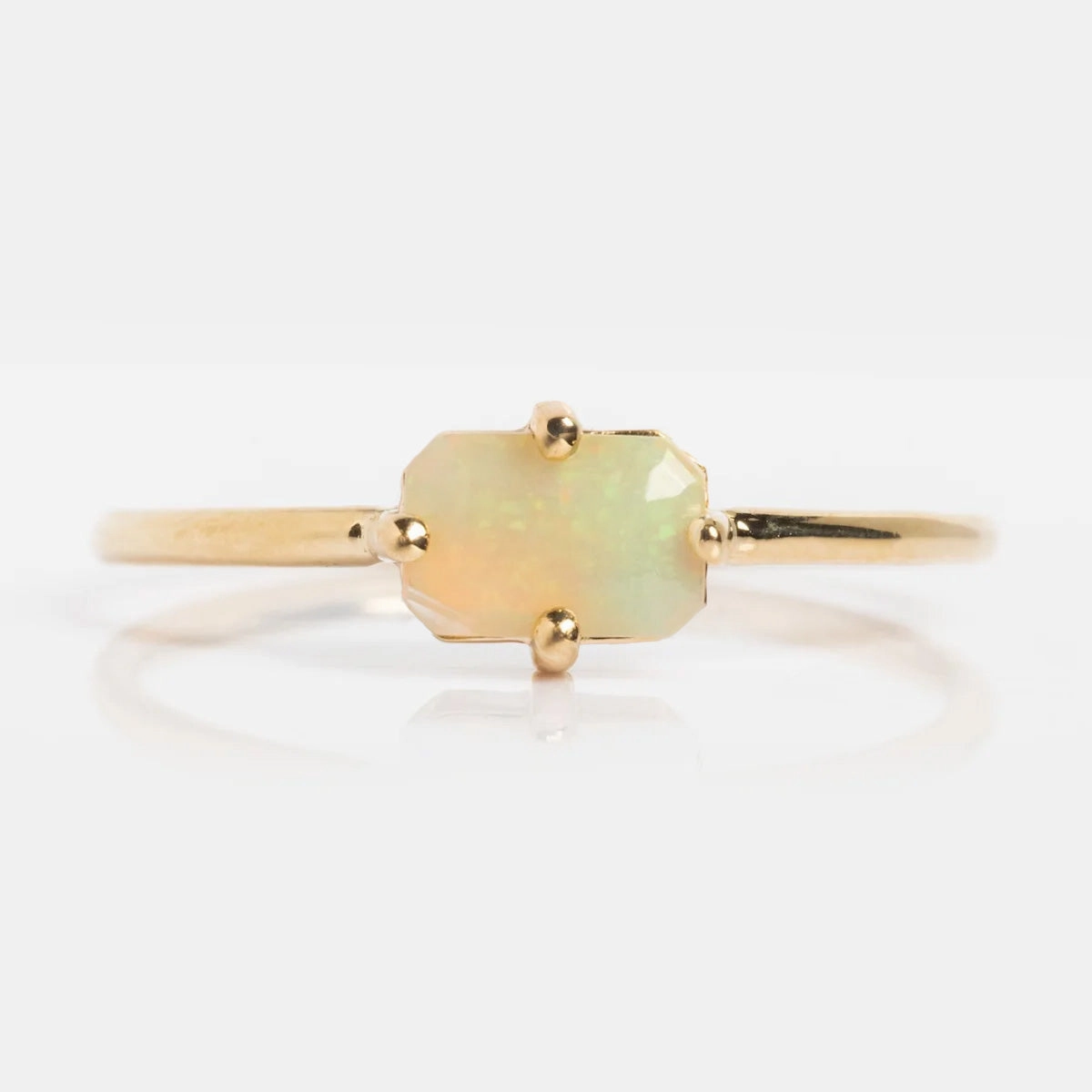 14k Mod Love Birthstone Ring