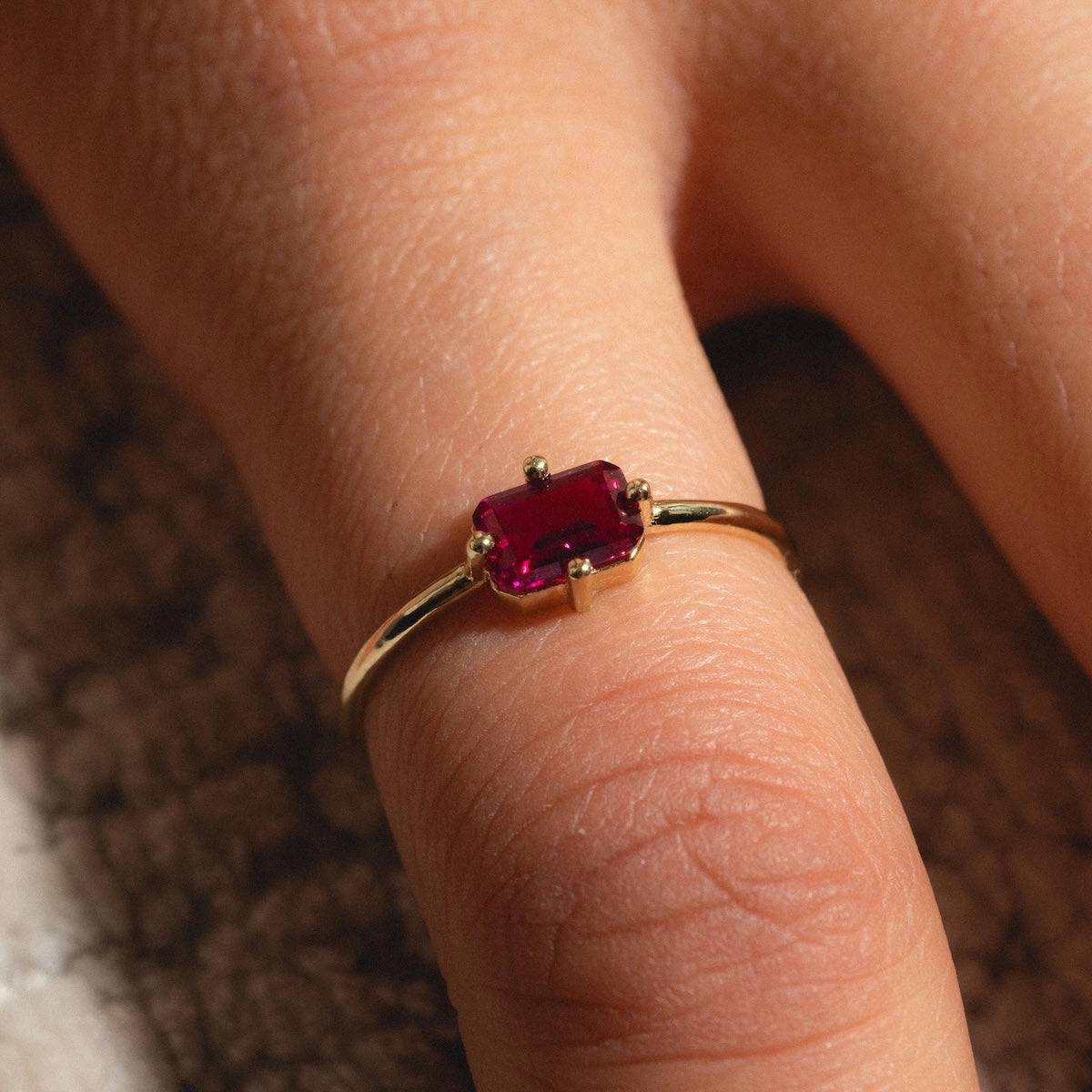 14k Mod Love Birthstone Ring