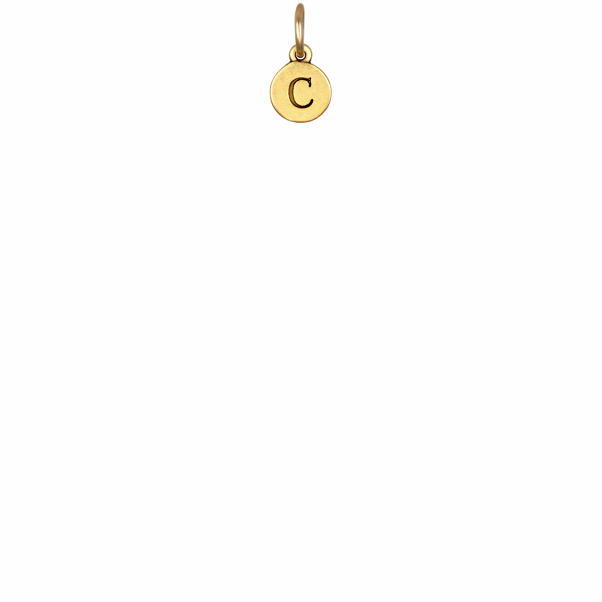"C" Initial - Gold