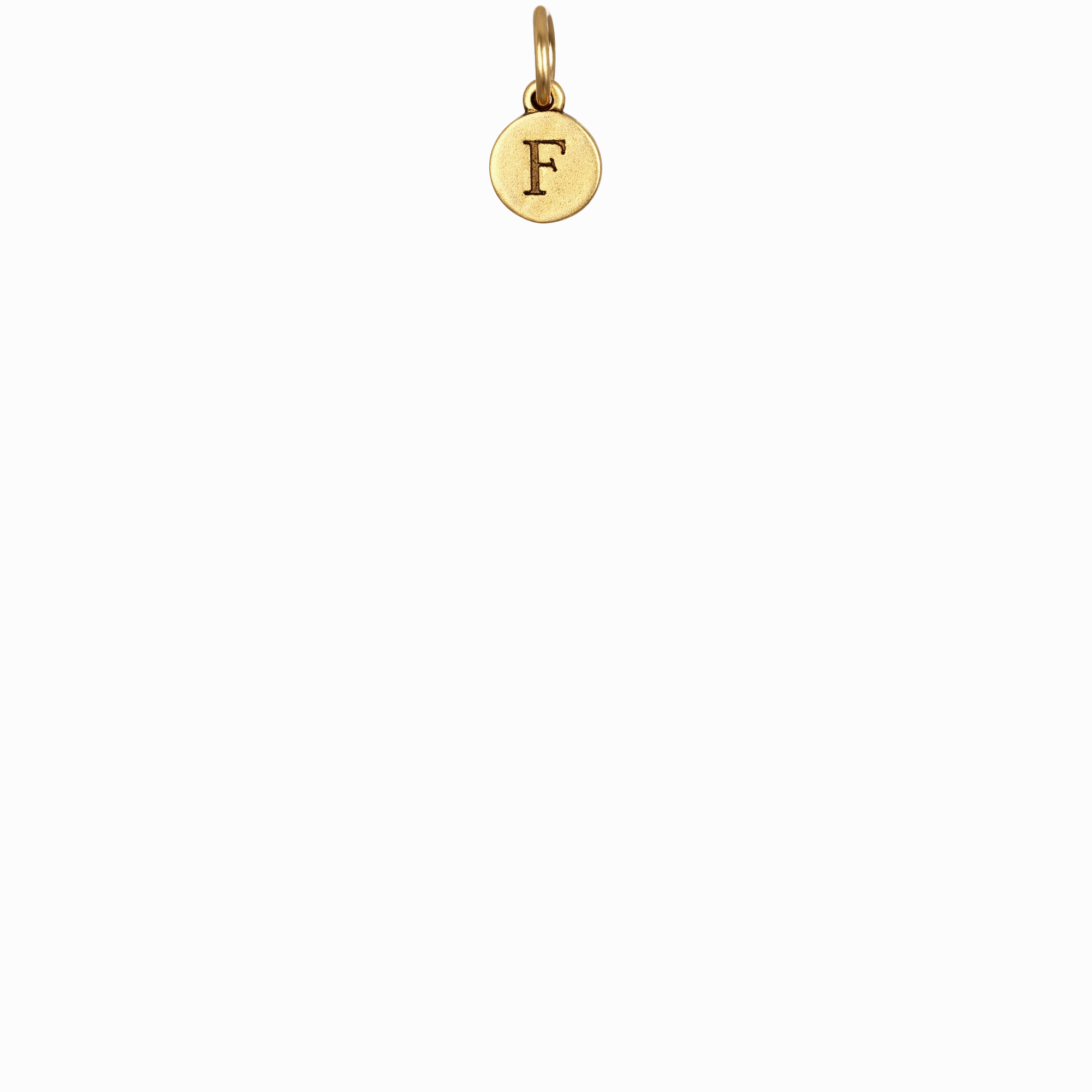 "F" Initial - Gold