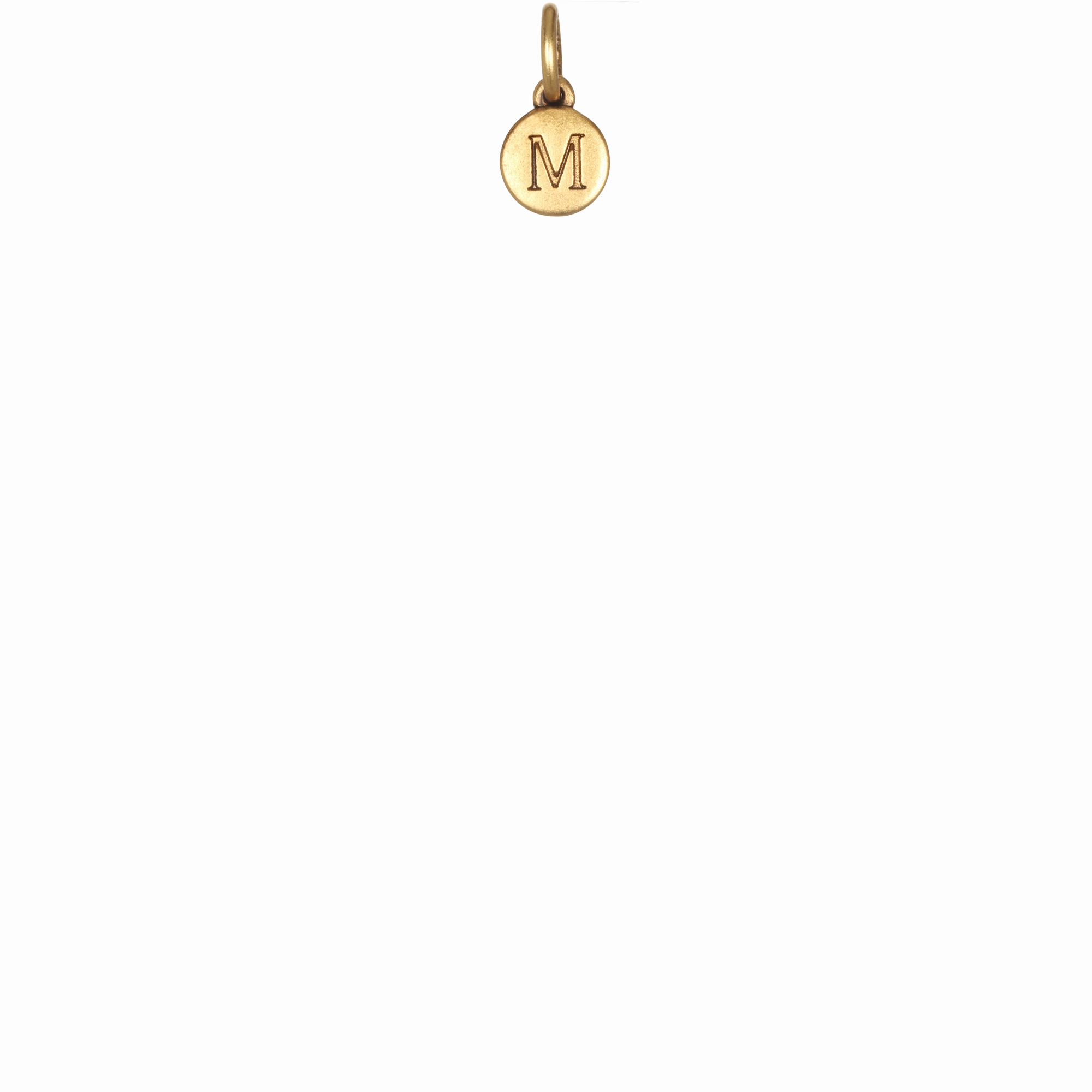 "M" Initial - Gold