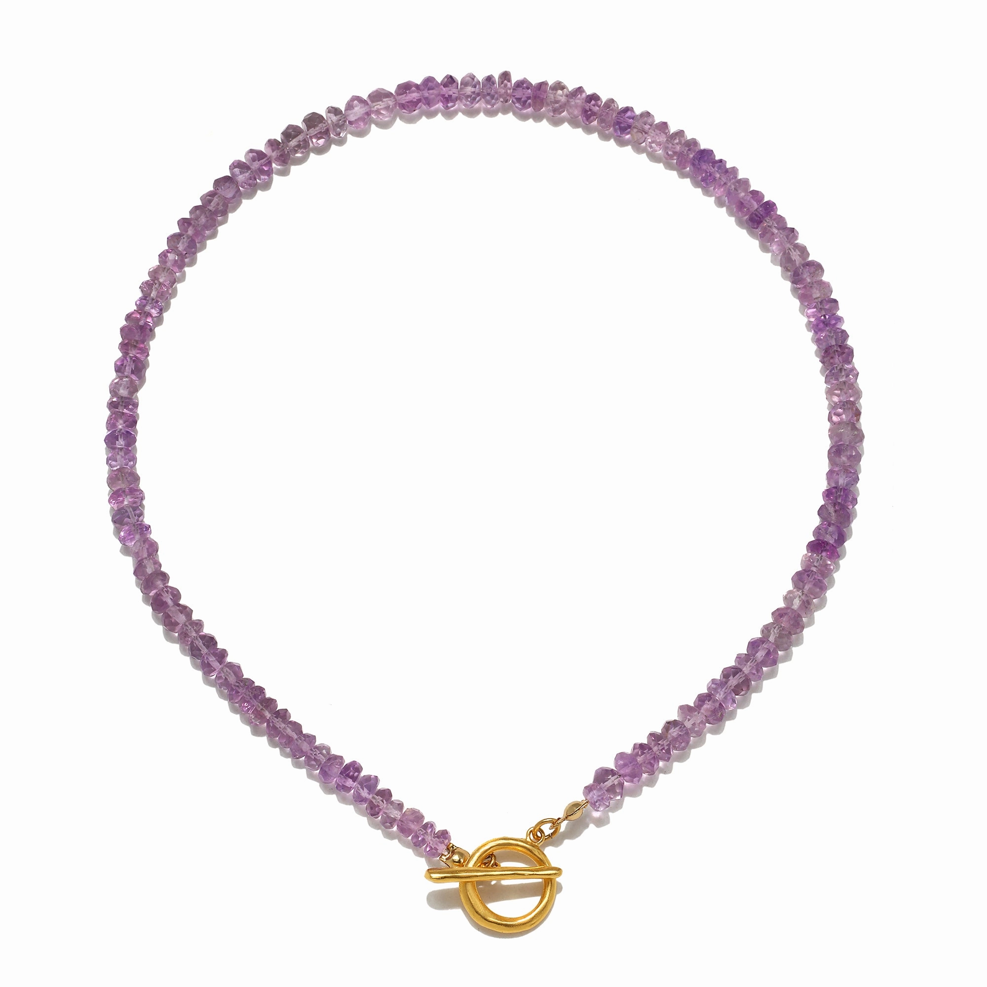 Amethyst- Illumination Semi-Precious Choker Necklace