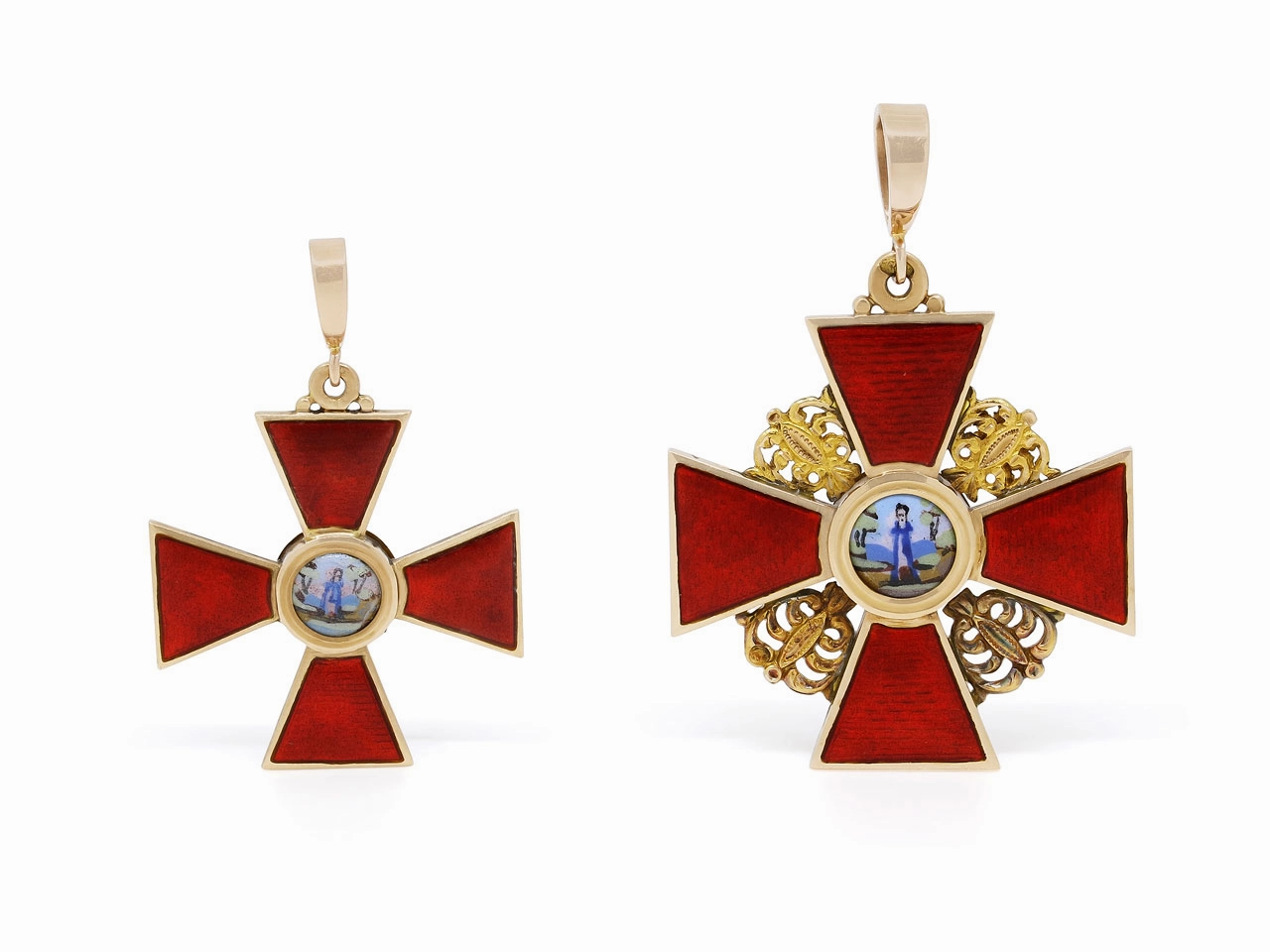 Antique Russian Order of Saint Anna Medal/Pendants