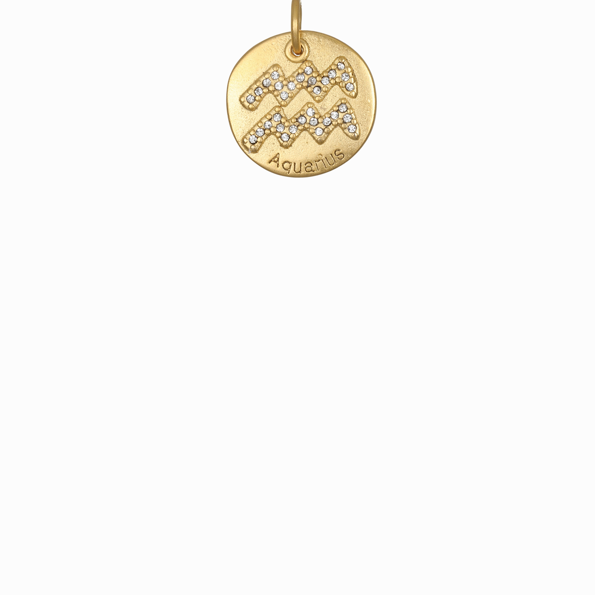 Aquarius Zodiac - Gold