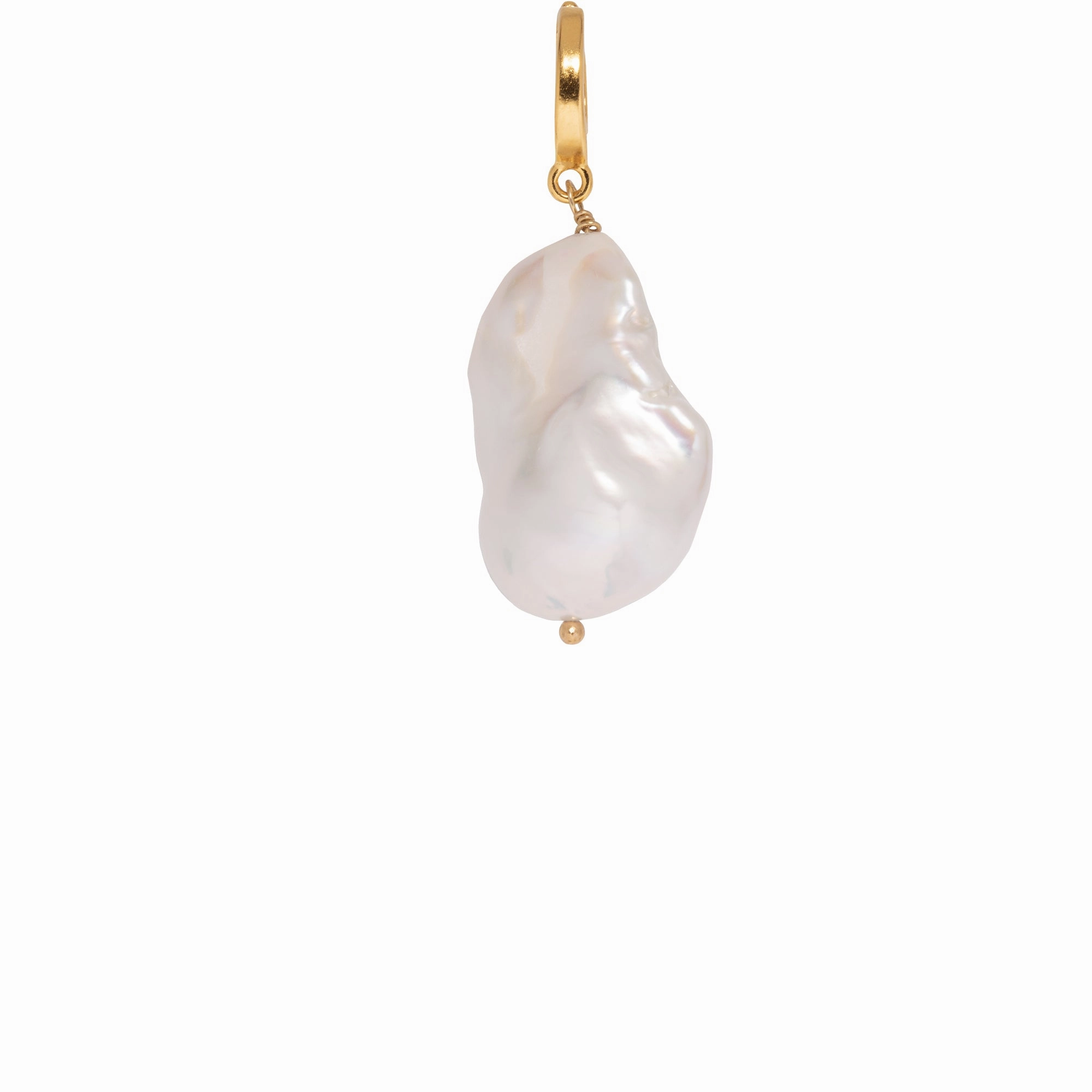 Baroque Pearl Semi-Precious Clip-On Charm