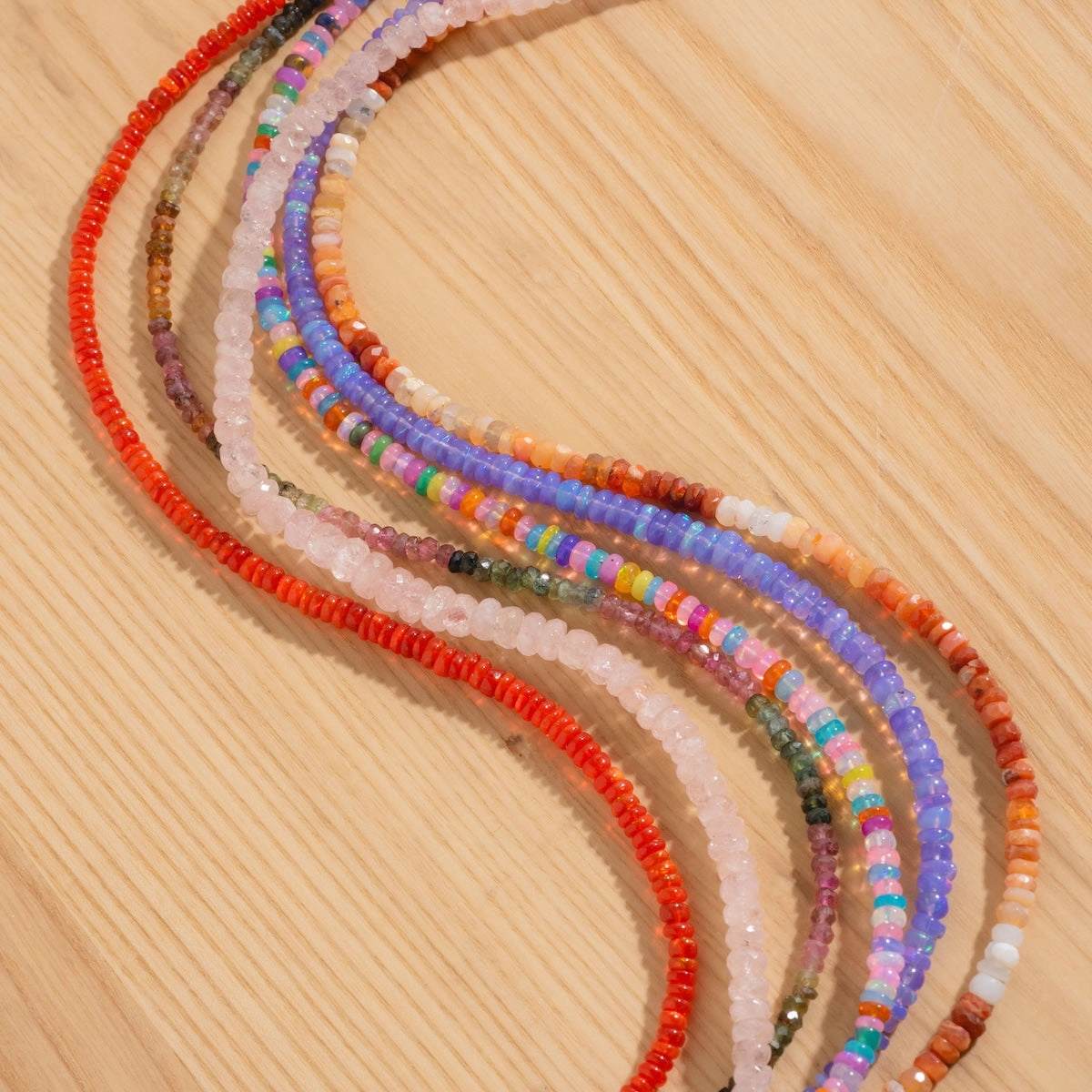 Beaded Gemstone Necklace