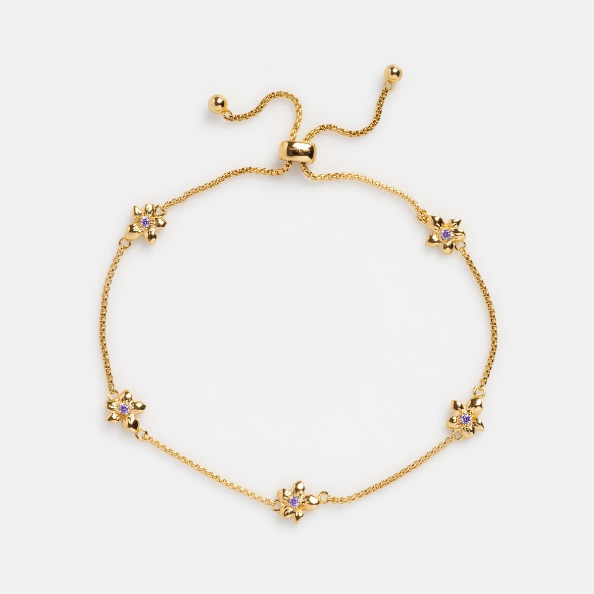 Birth Flower Bracelet