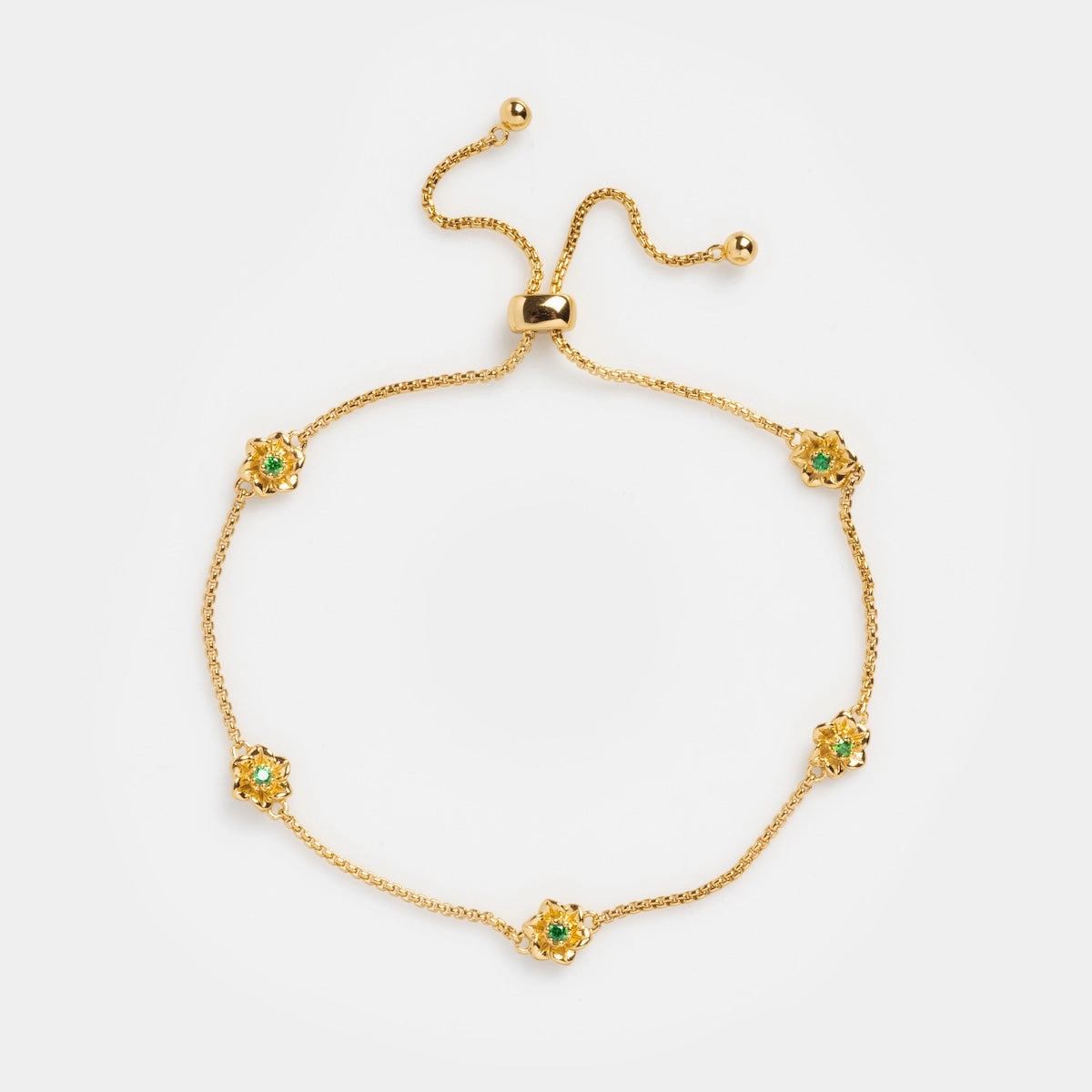 Birth Flower Bracelet