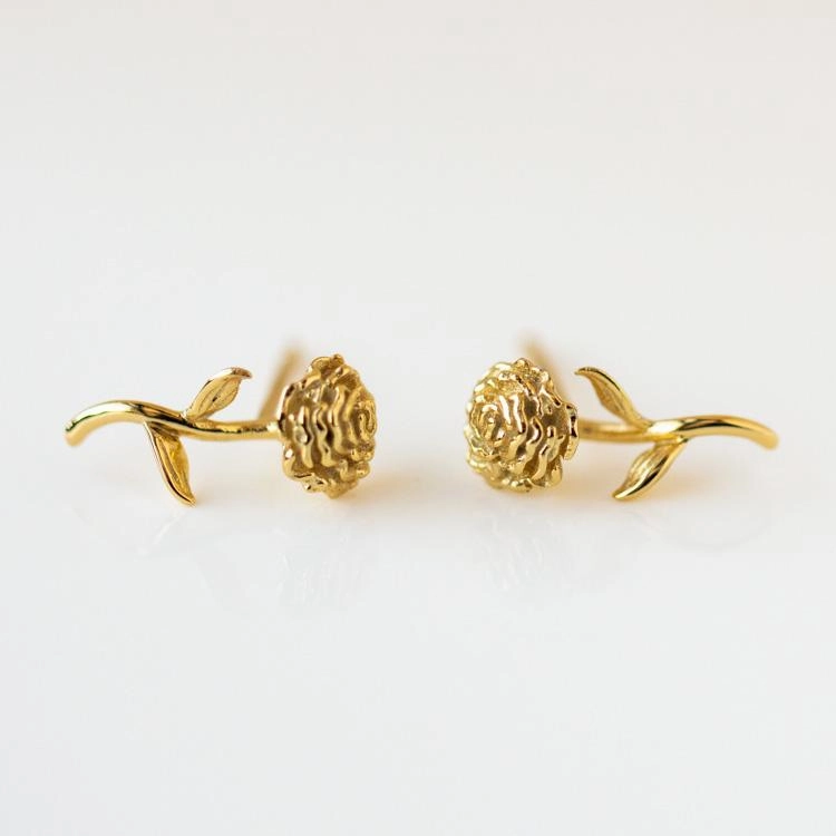 Birth Flower Earrings