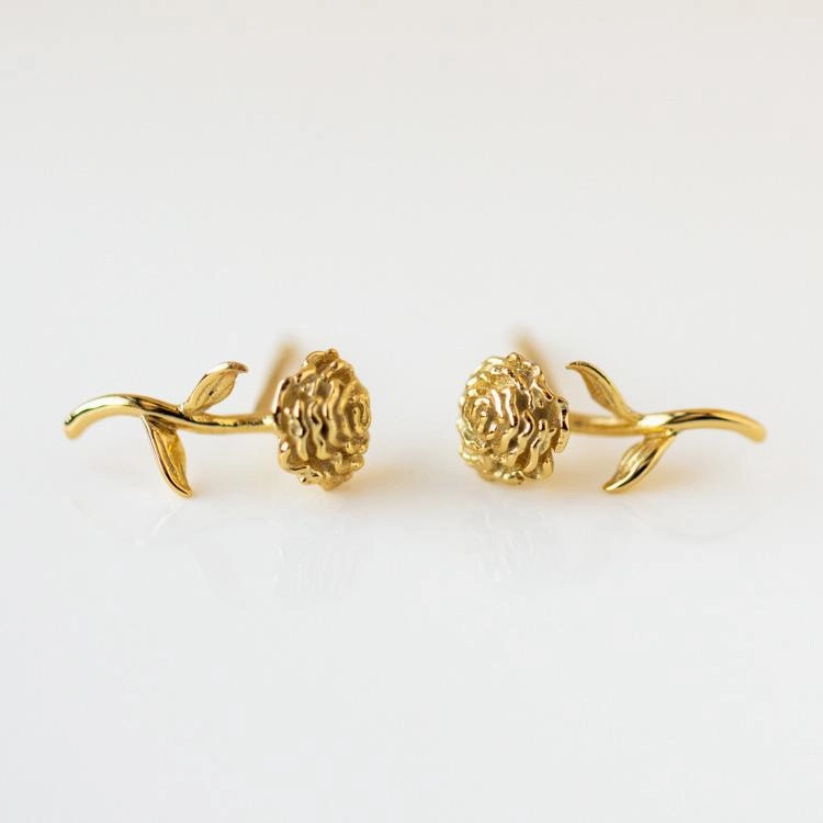 Birth Flower Earrings