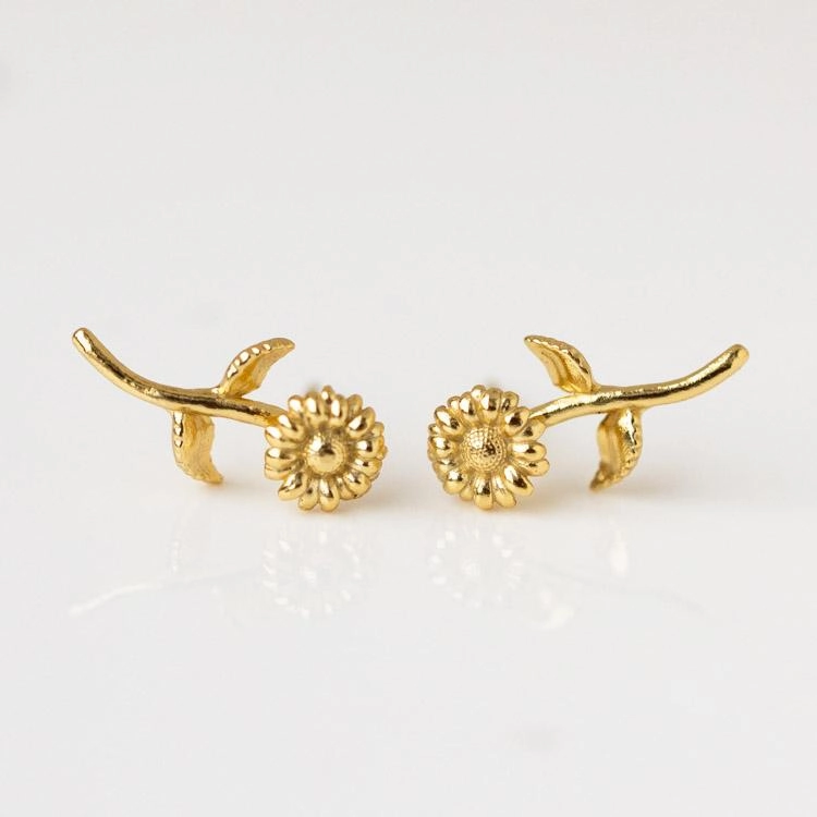 Birth Flower Earrings