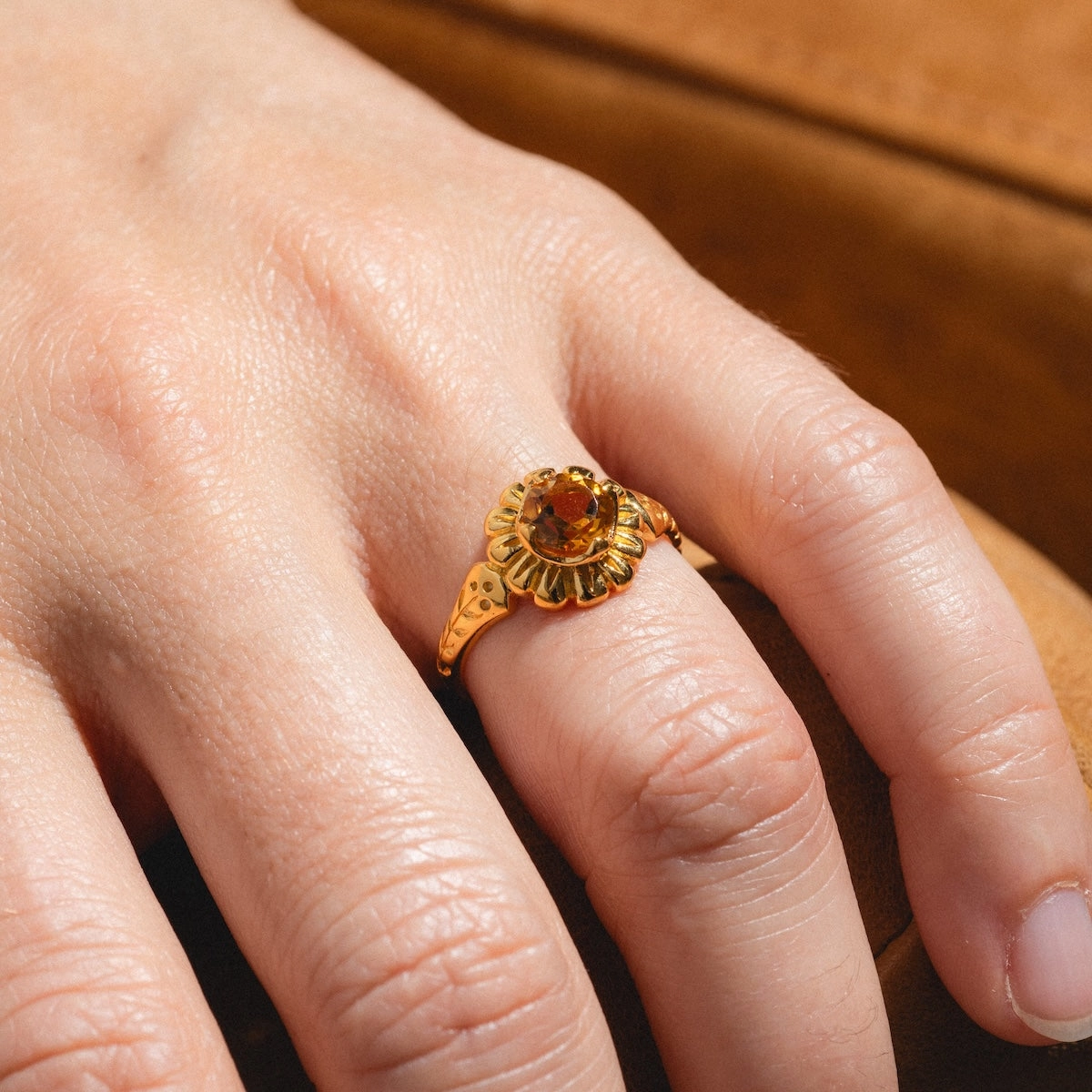 Bloom Solitaire Ring