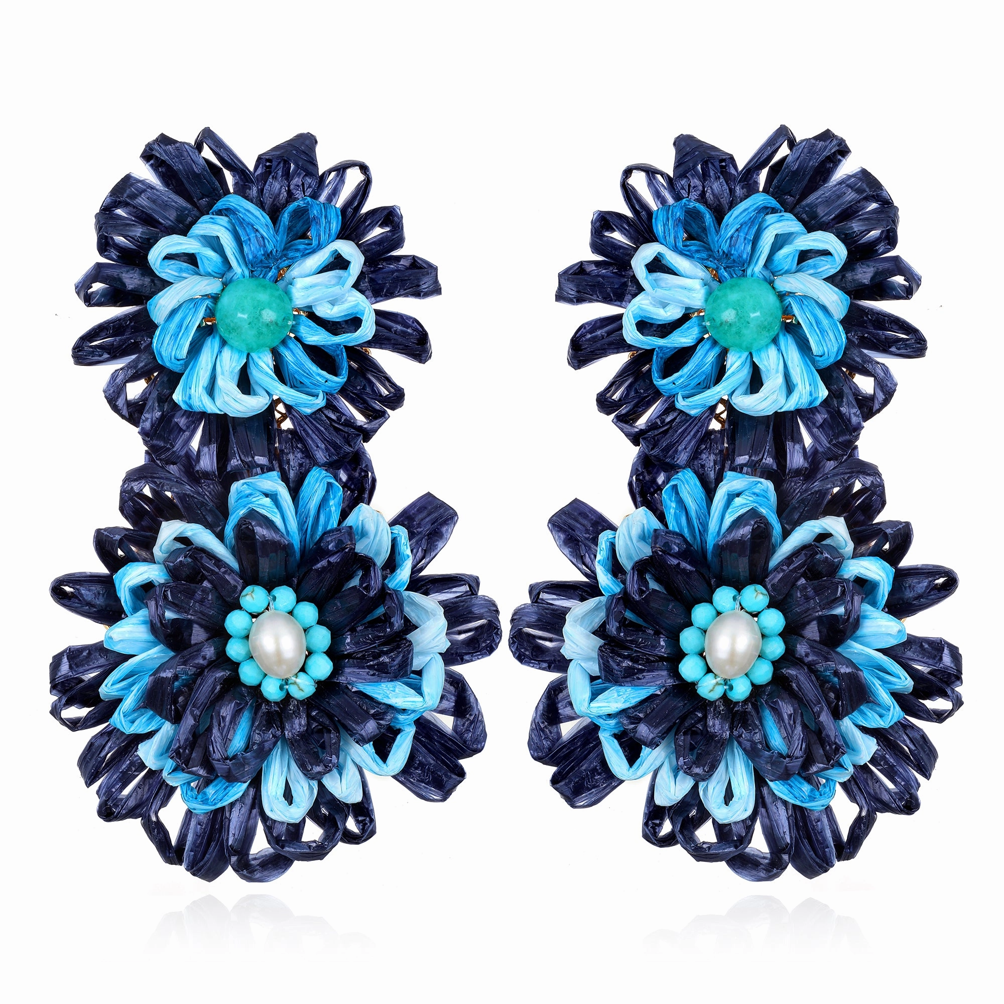 Bougainvillea Statement Earrings