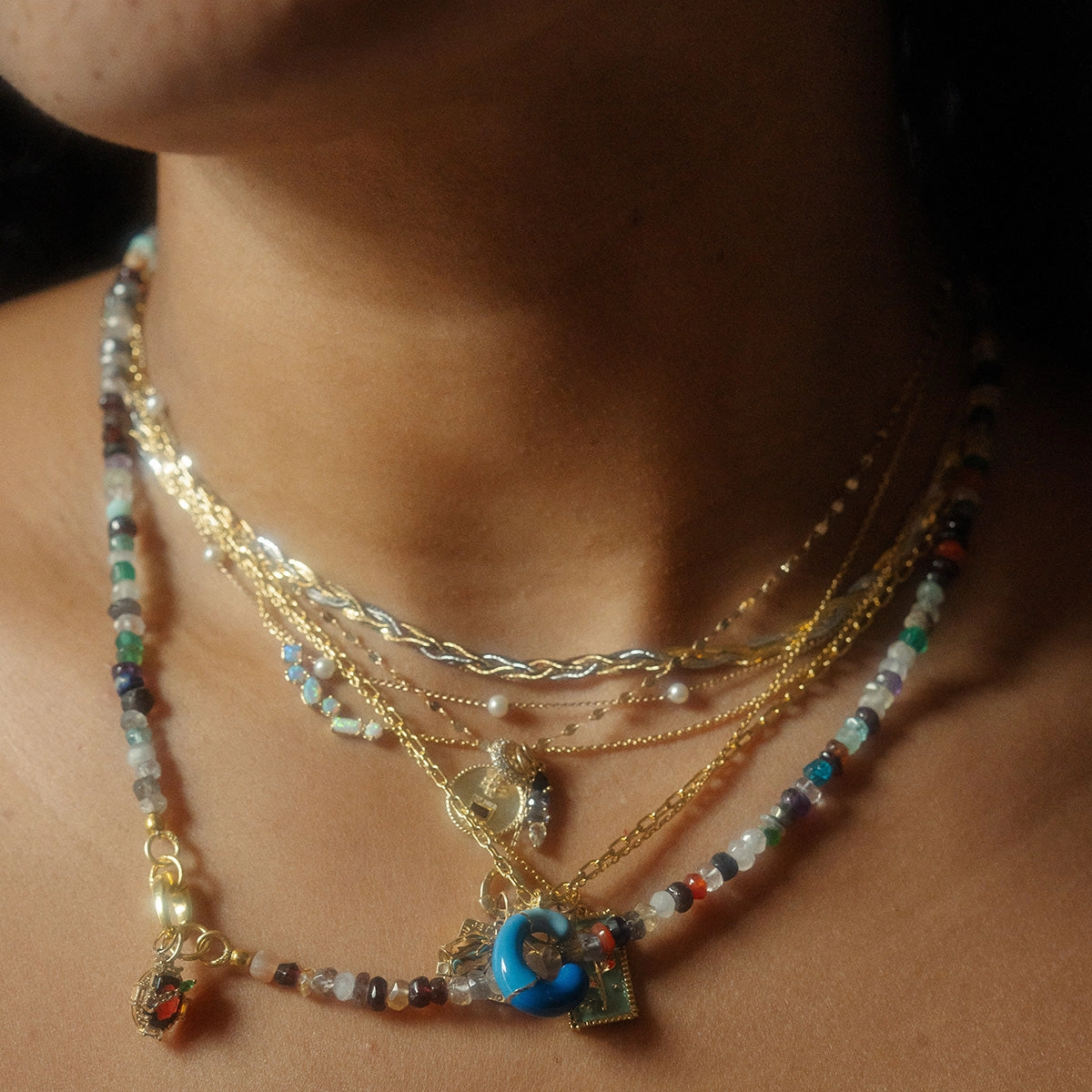 Bubble Letter Necklace