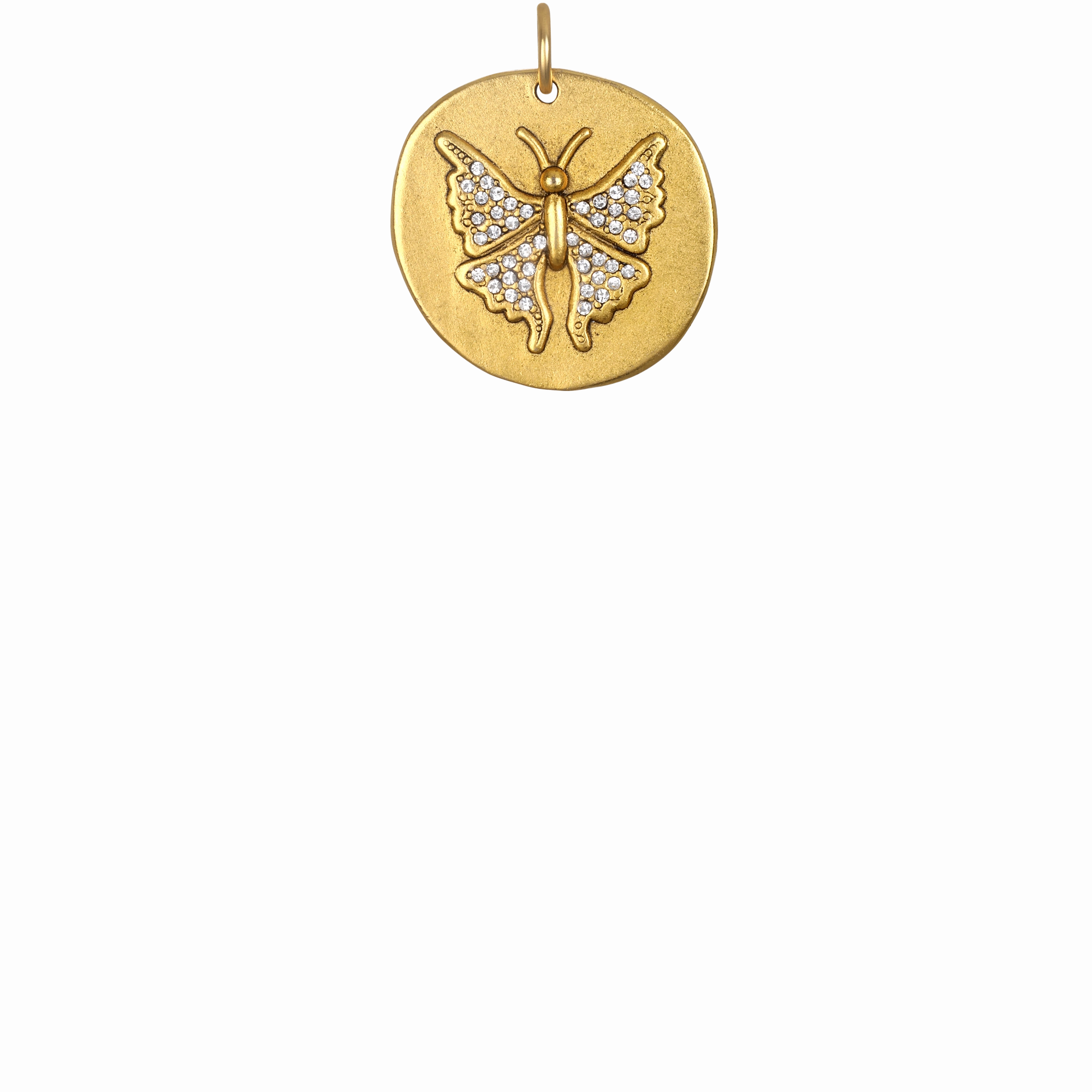Butterfly Medallion - Gold