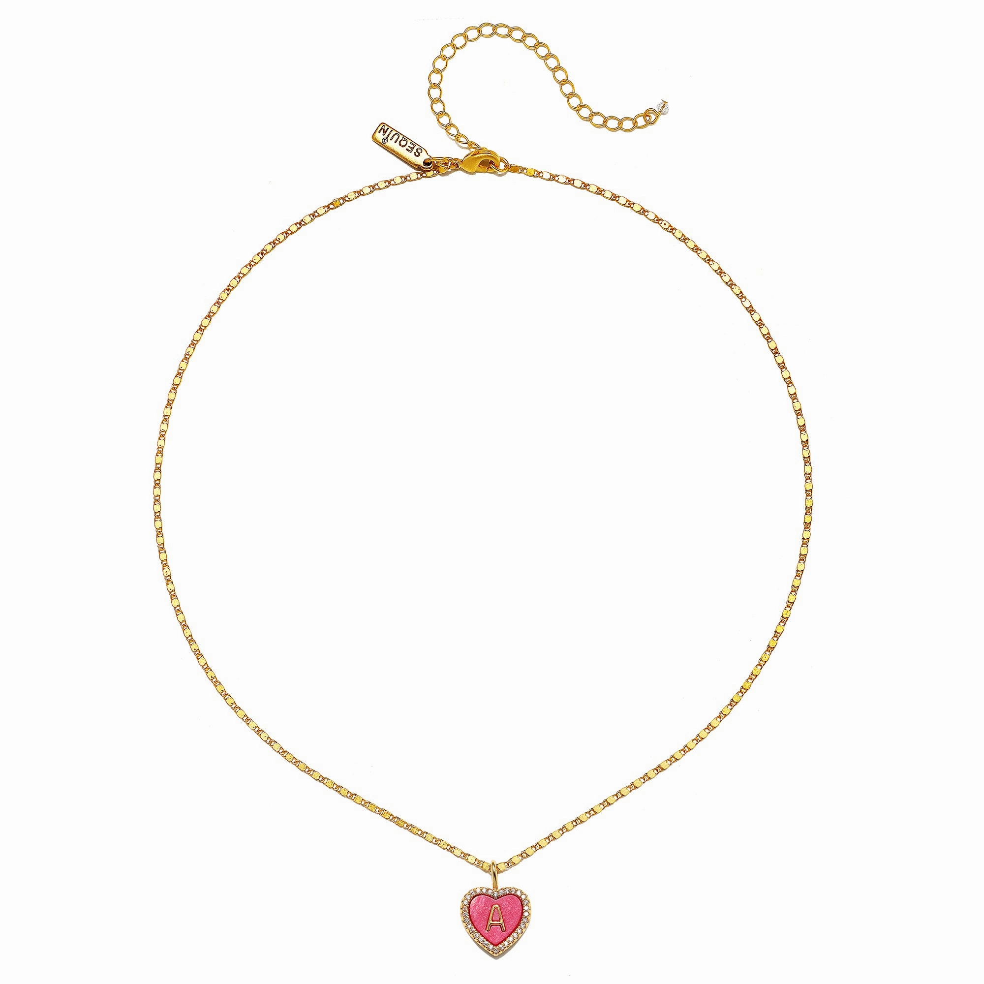 Cami Heart Initial Necklace