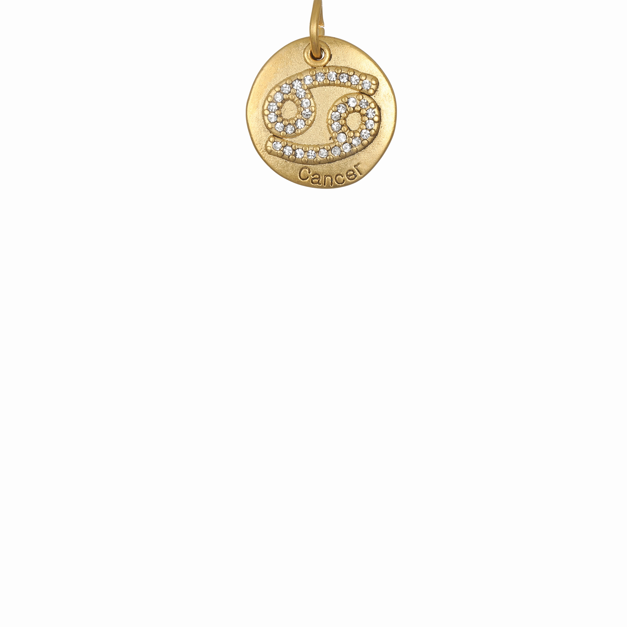 Cancer Zodiac - Gold