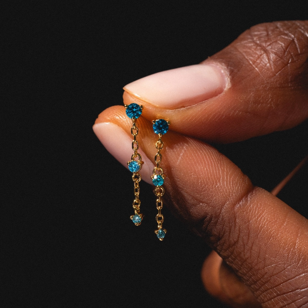 Celebration Ombre Birthstone Drop Studs