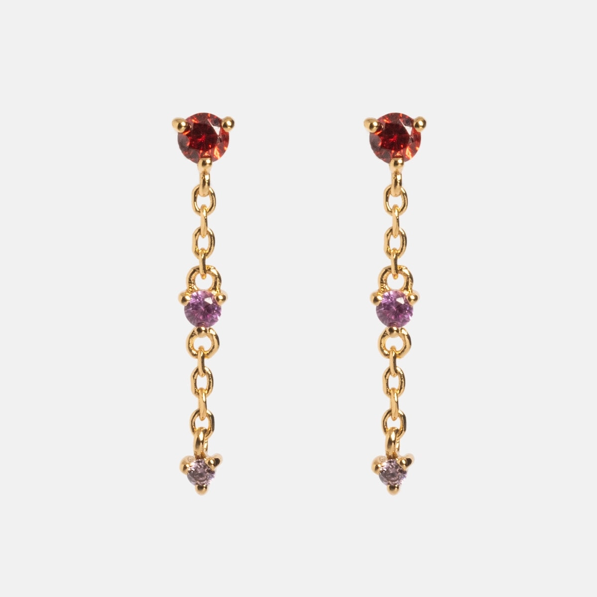 Celebration Ombre Birthstone Drop Studs