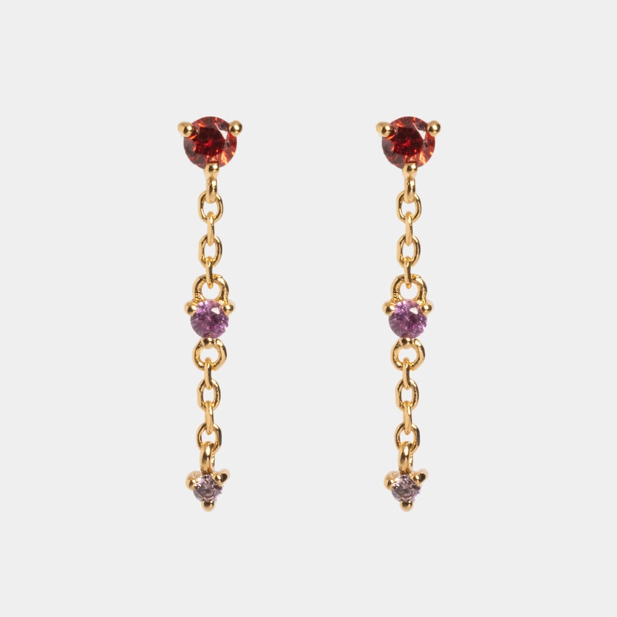 Celebration Ombre Birthstone Drop Studs