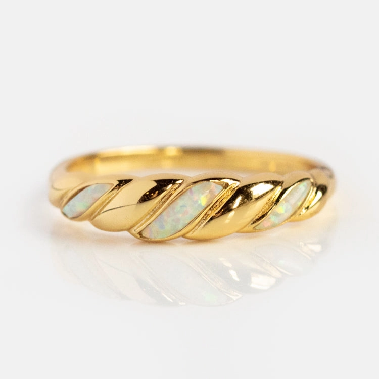 Classic Opal Inlay Ring