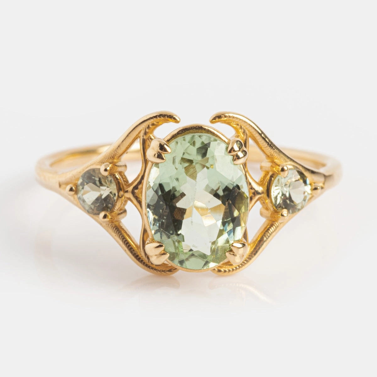 Clova Tourmaline Sapphire Ring