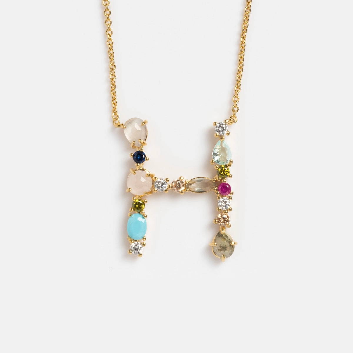 Colorful Monogram Pendant