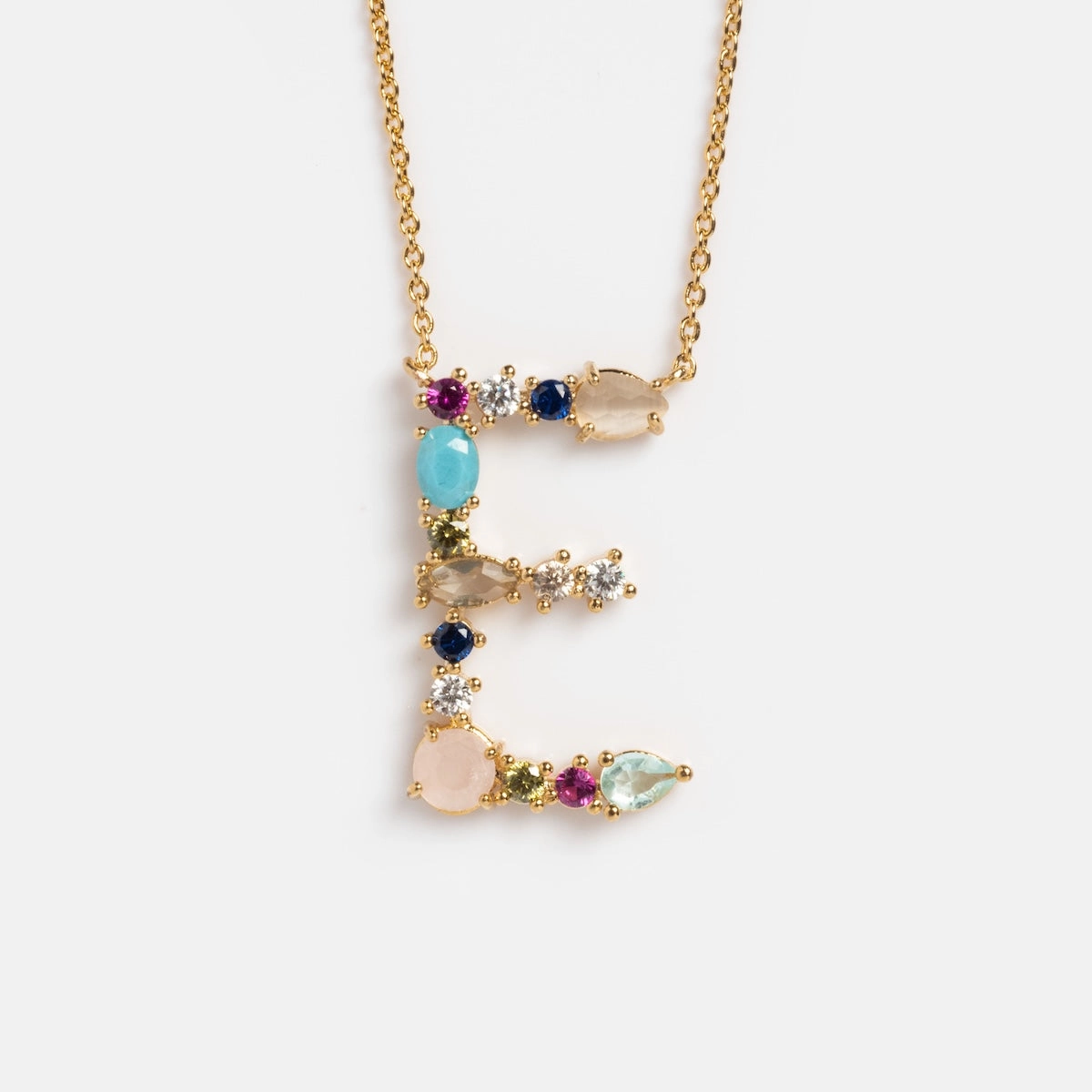 Colorful Monogram Pendant