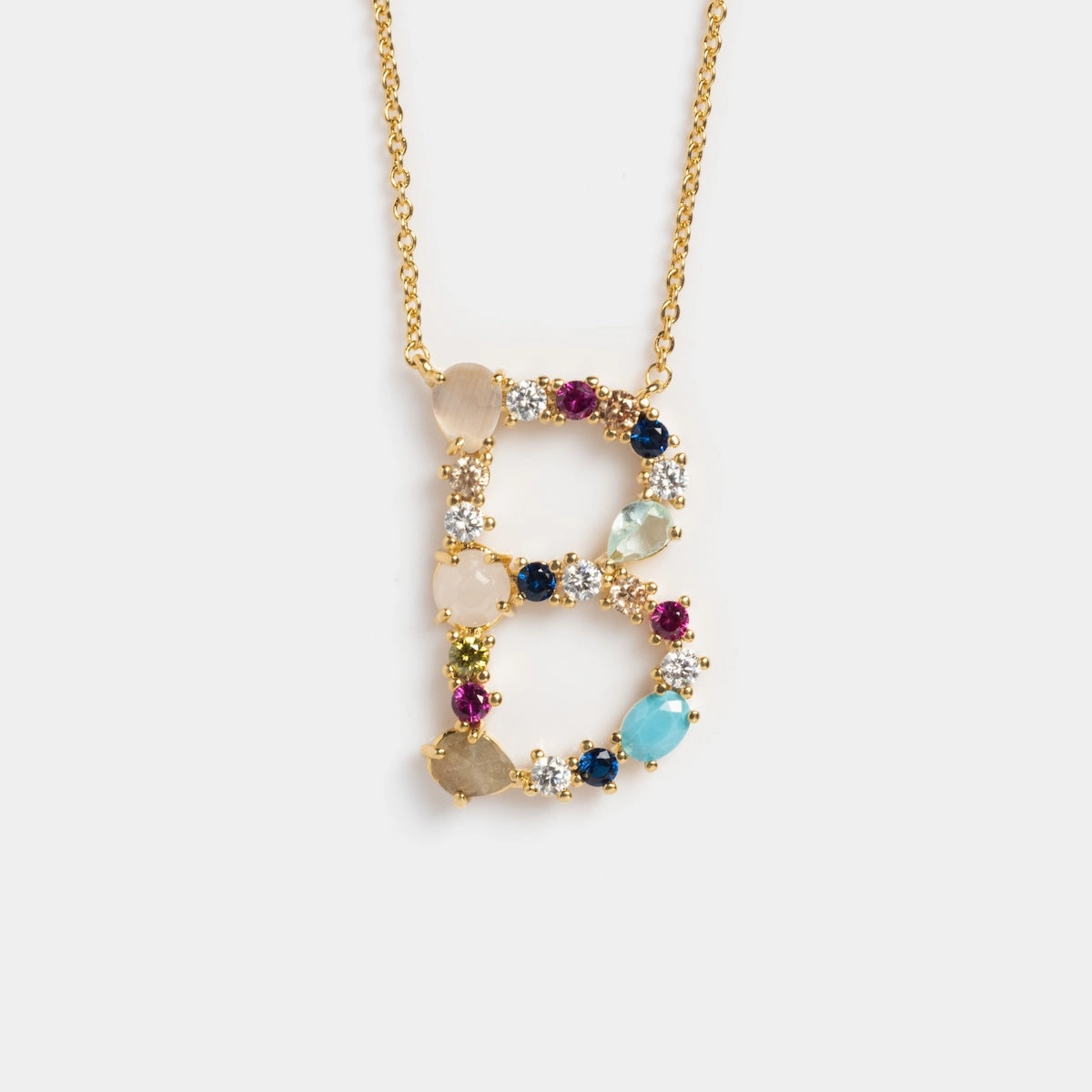 Colorful Monogram Pendant