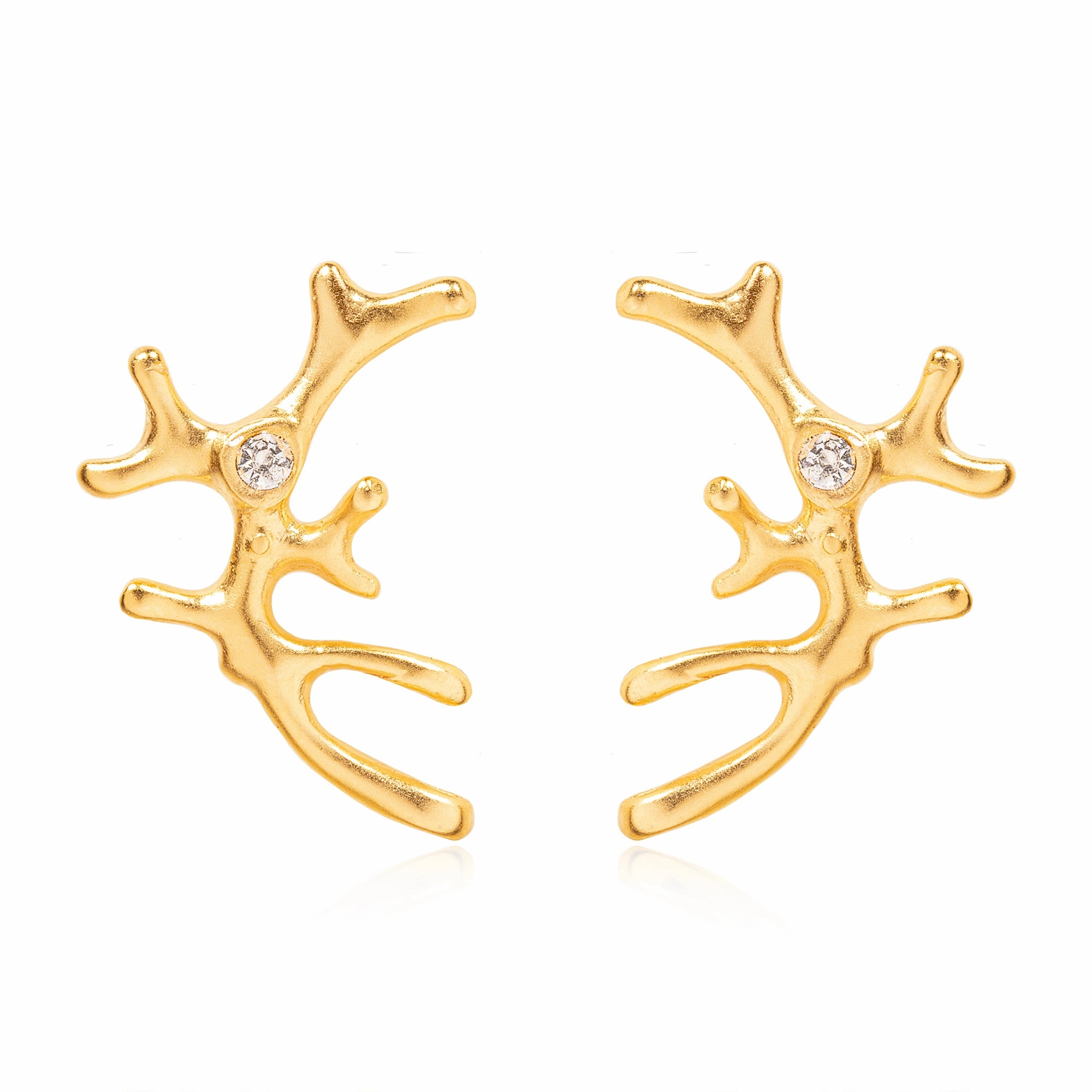 Coral Climber Earrings