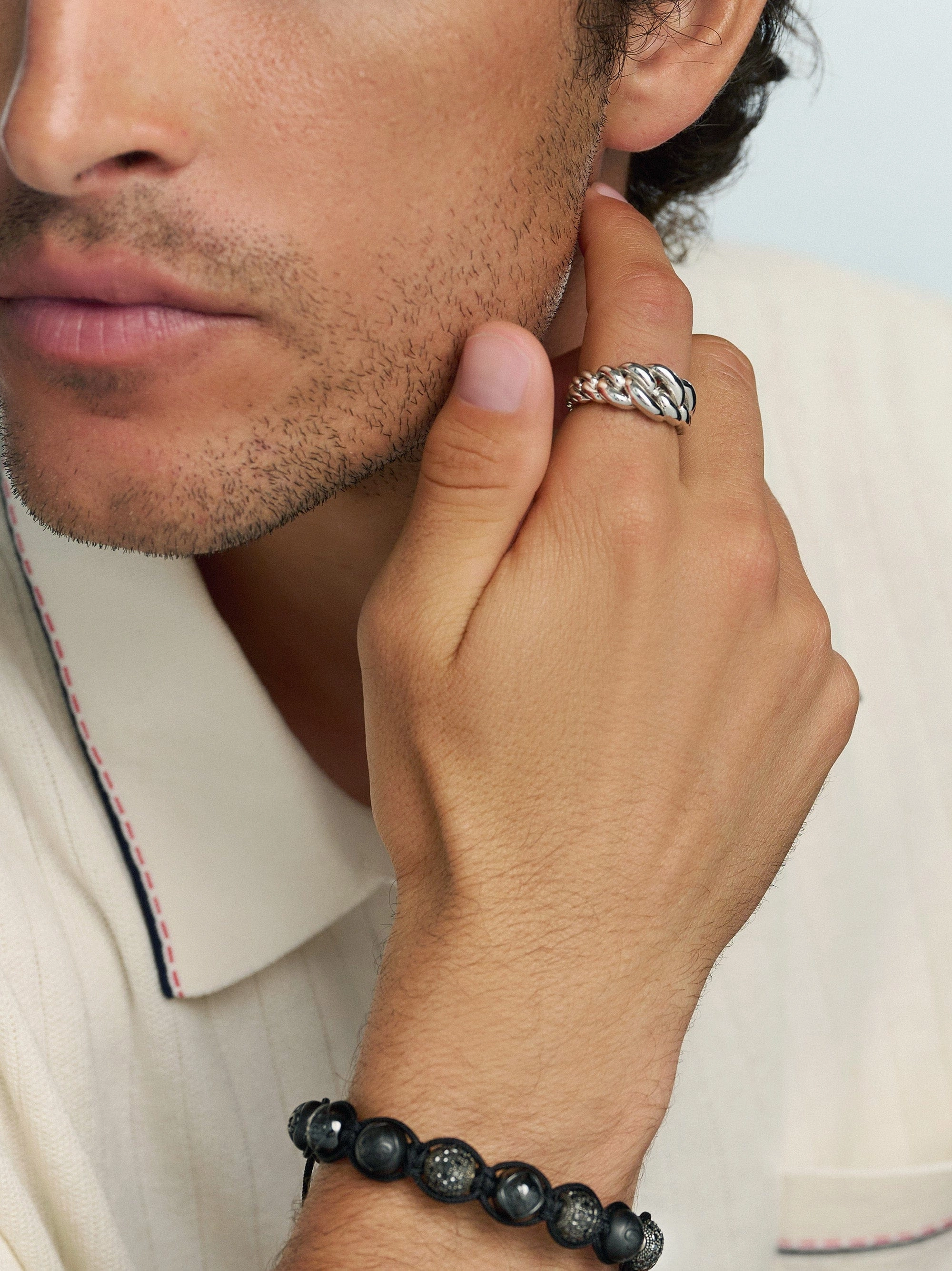 Curb Link Ring