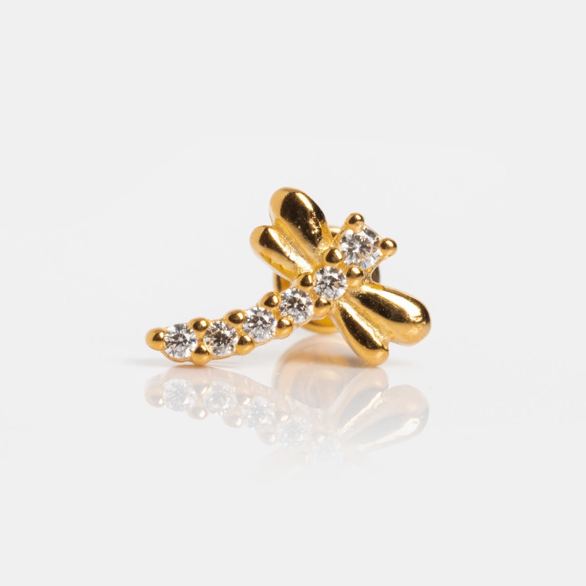 Dragonfly Flat Back Stud
