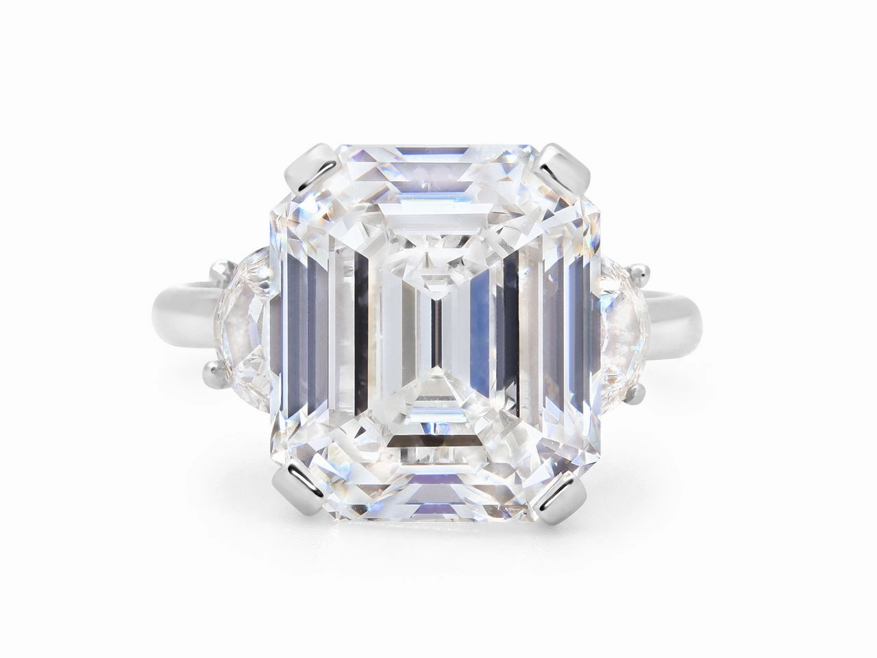 Emerald Cut Diamond Ring, 8.32 carat F/SI1, in Platinum