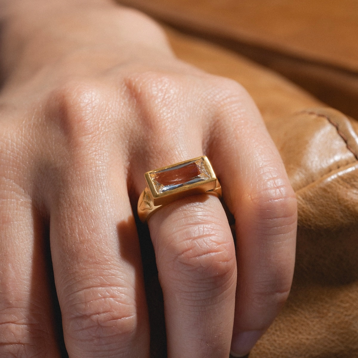 Eternal Radiance White Topaz Ring