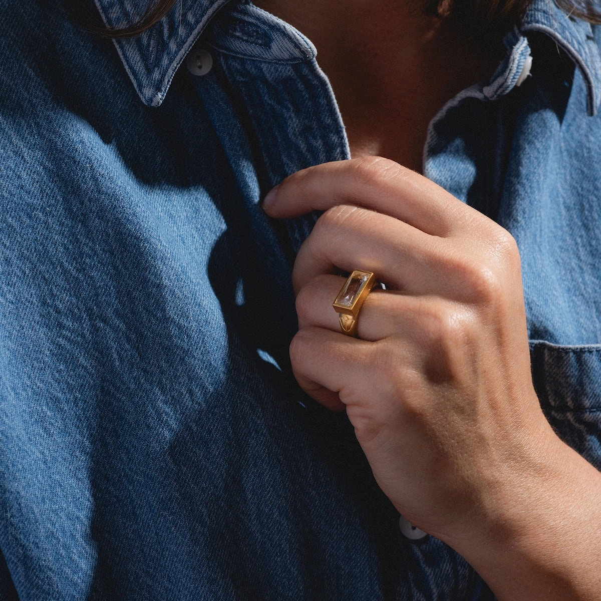 Eternal Radiance White Topaz Ring