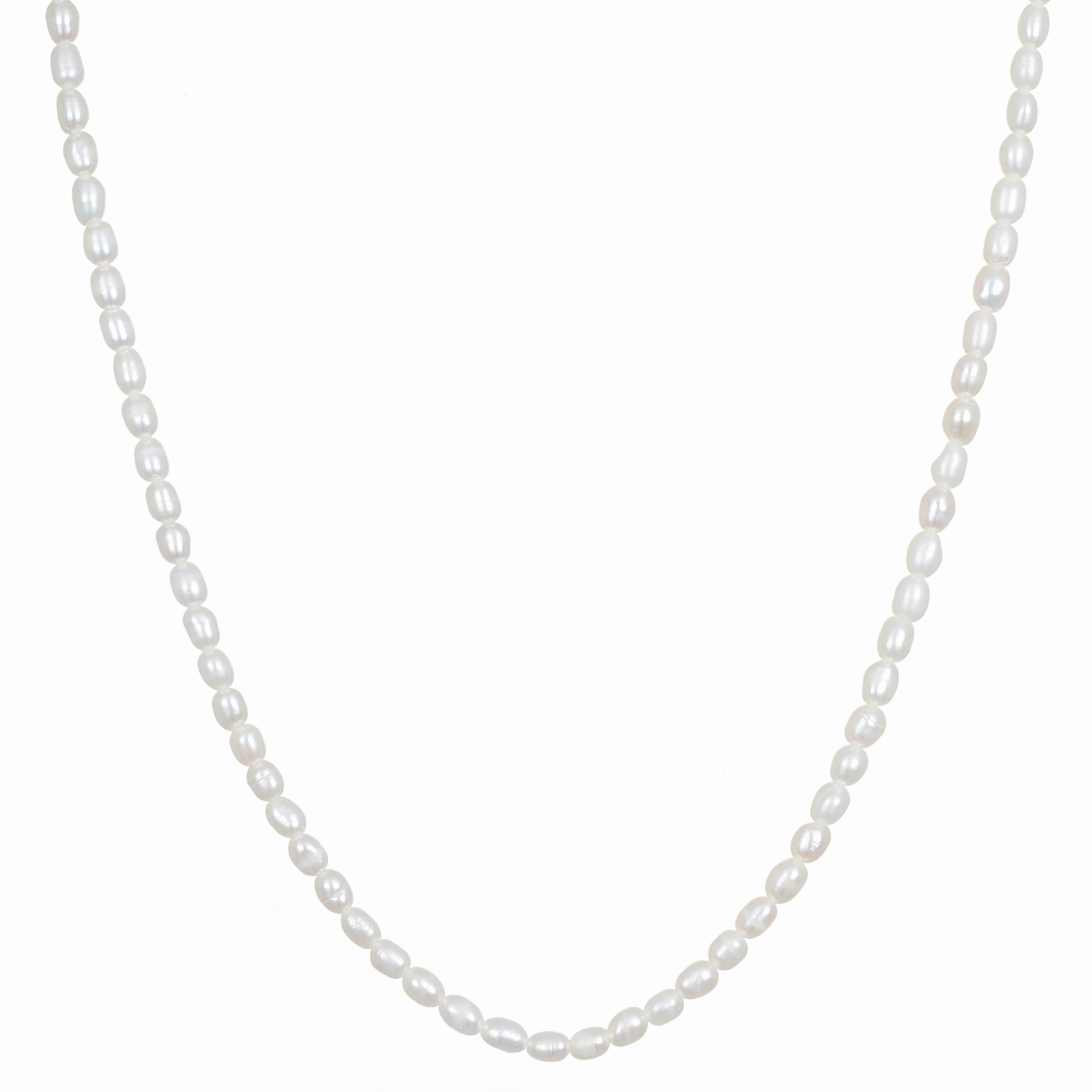 Freshwater Pearl Beaded Chain - 16''