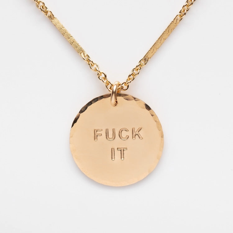 Fuck It Necklace