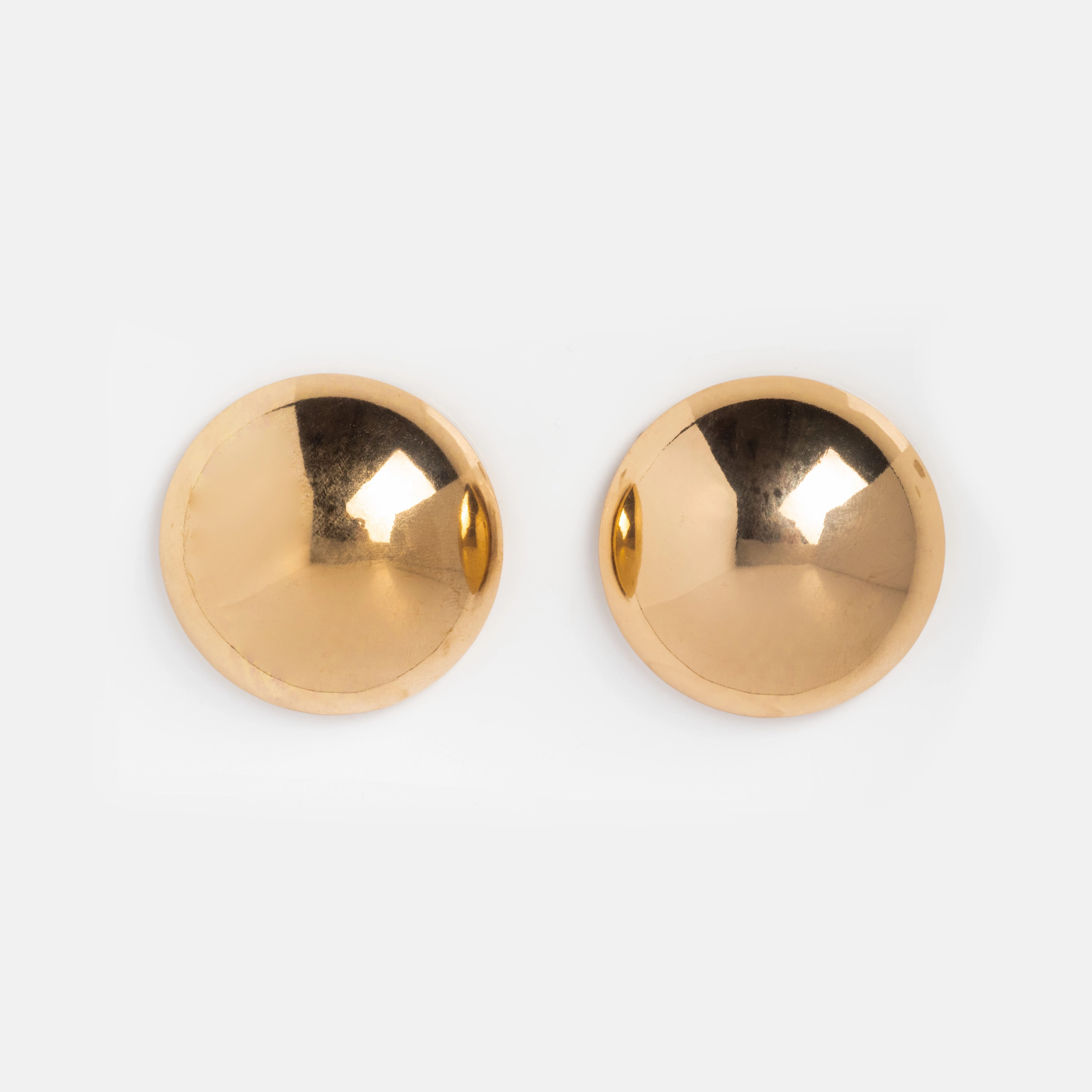 Gold Ball Earrings