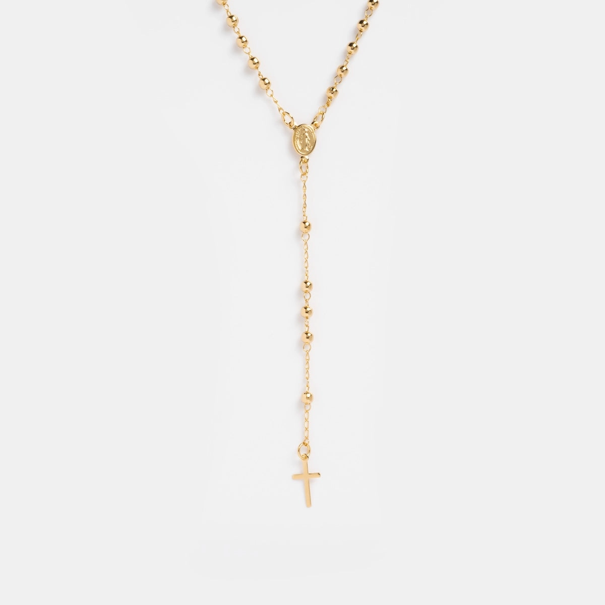 Gold Rosary Necklace