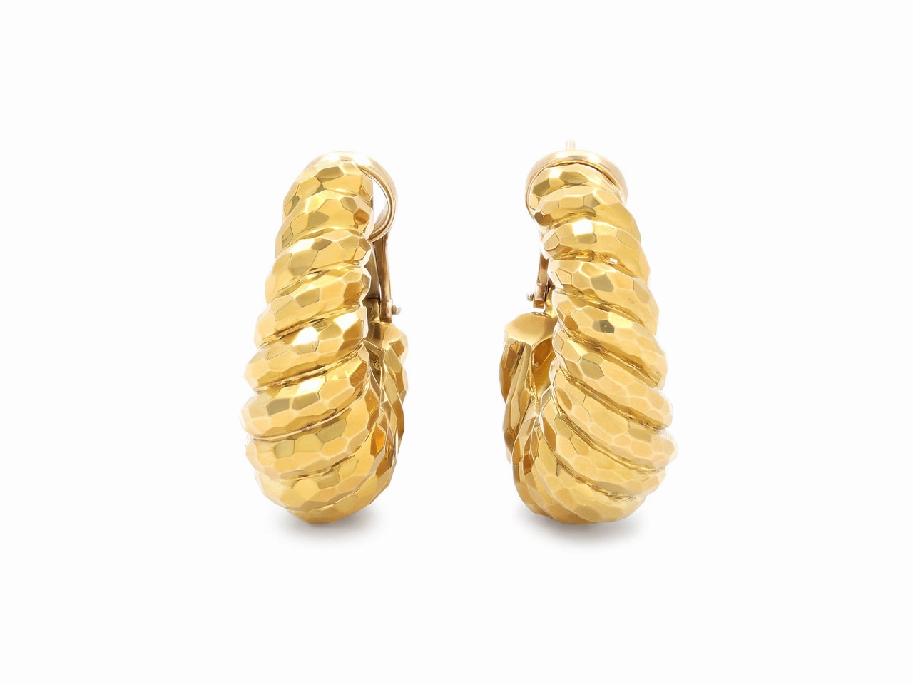 Henry Dunay Hoop Earrings in 18K Gold