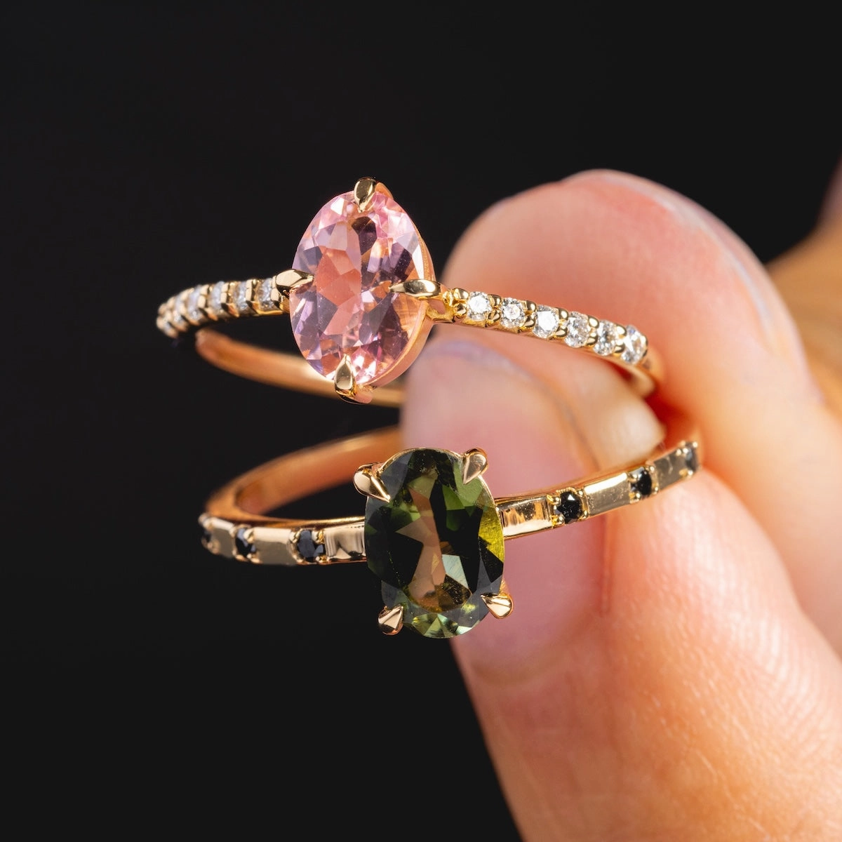 Iona Ring Black Diamond Ring