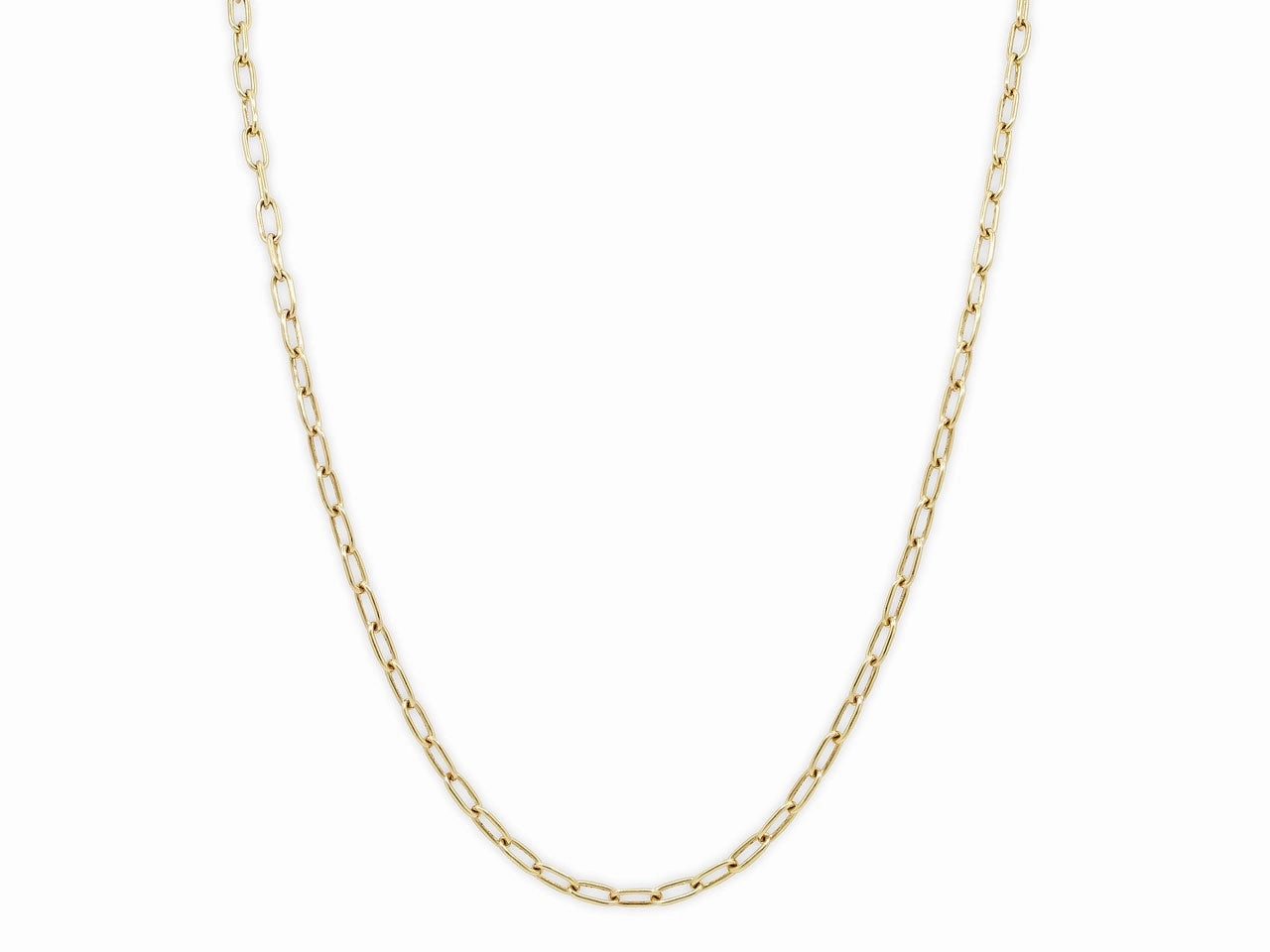 Italian Cable Link Chain in 18K Gold, 22 Inches, by Beladora