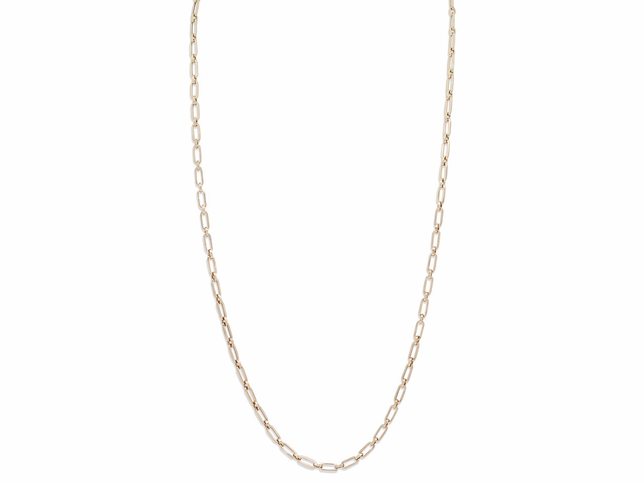 Italian Small Oval Link Gold Chain in 18K Gold, by Beladora