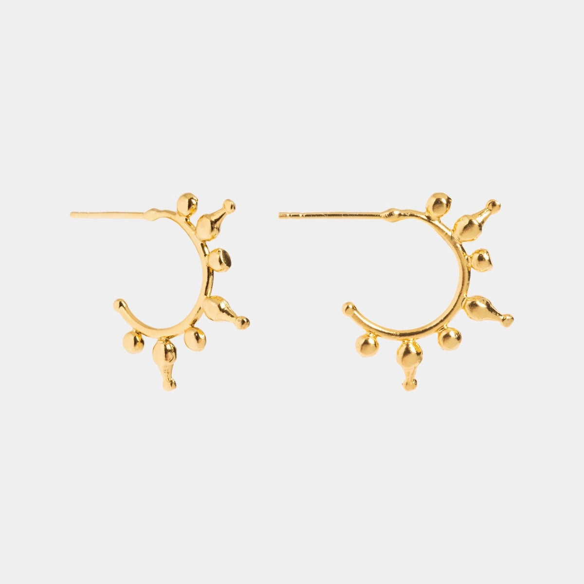 Jale Gold Hoop Earrings
