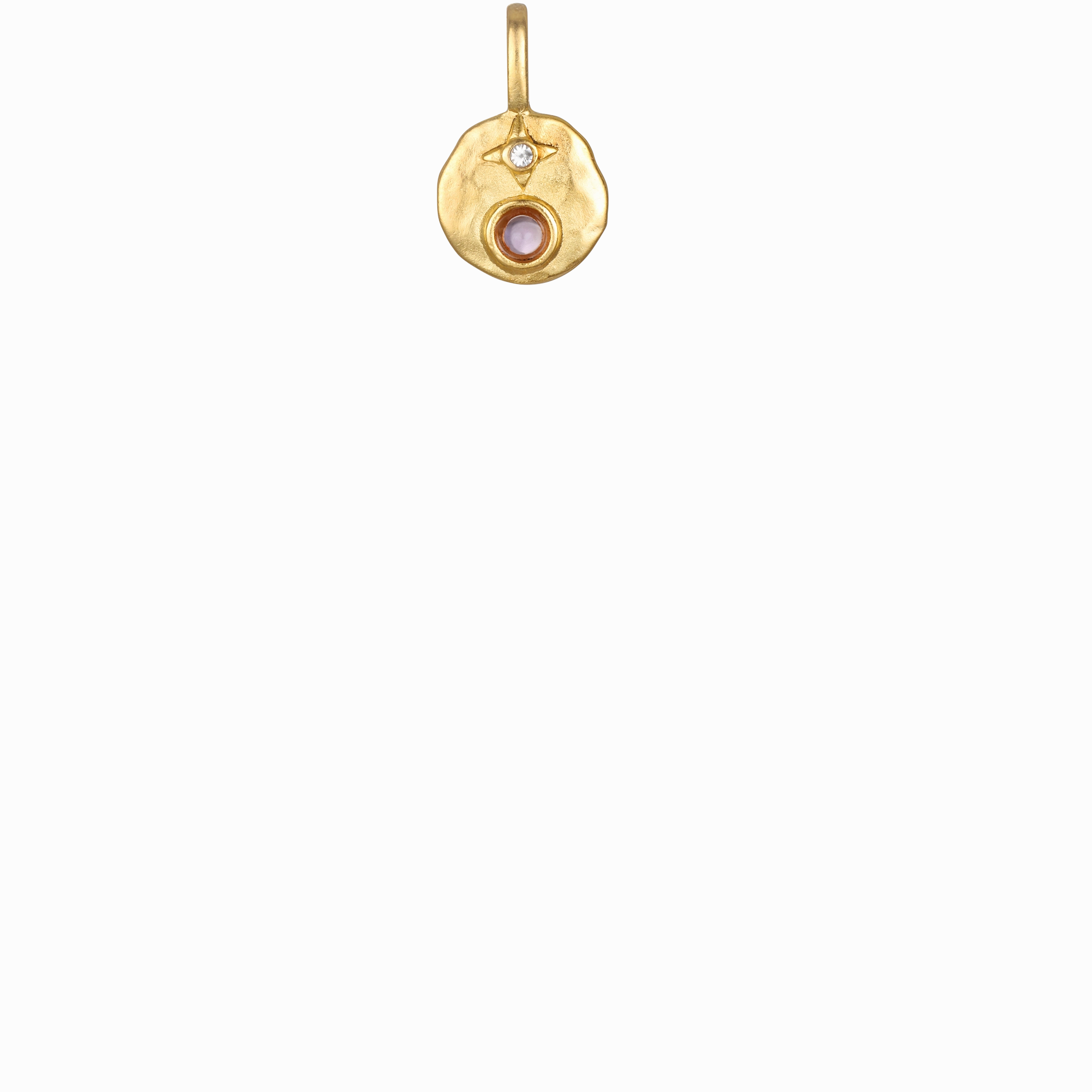 June Birthstone Charm - Cape Amethyst