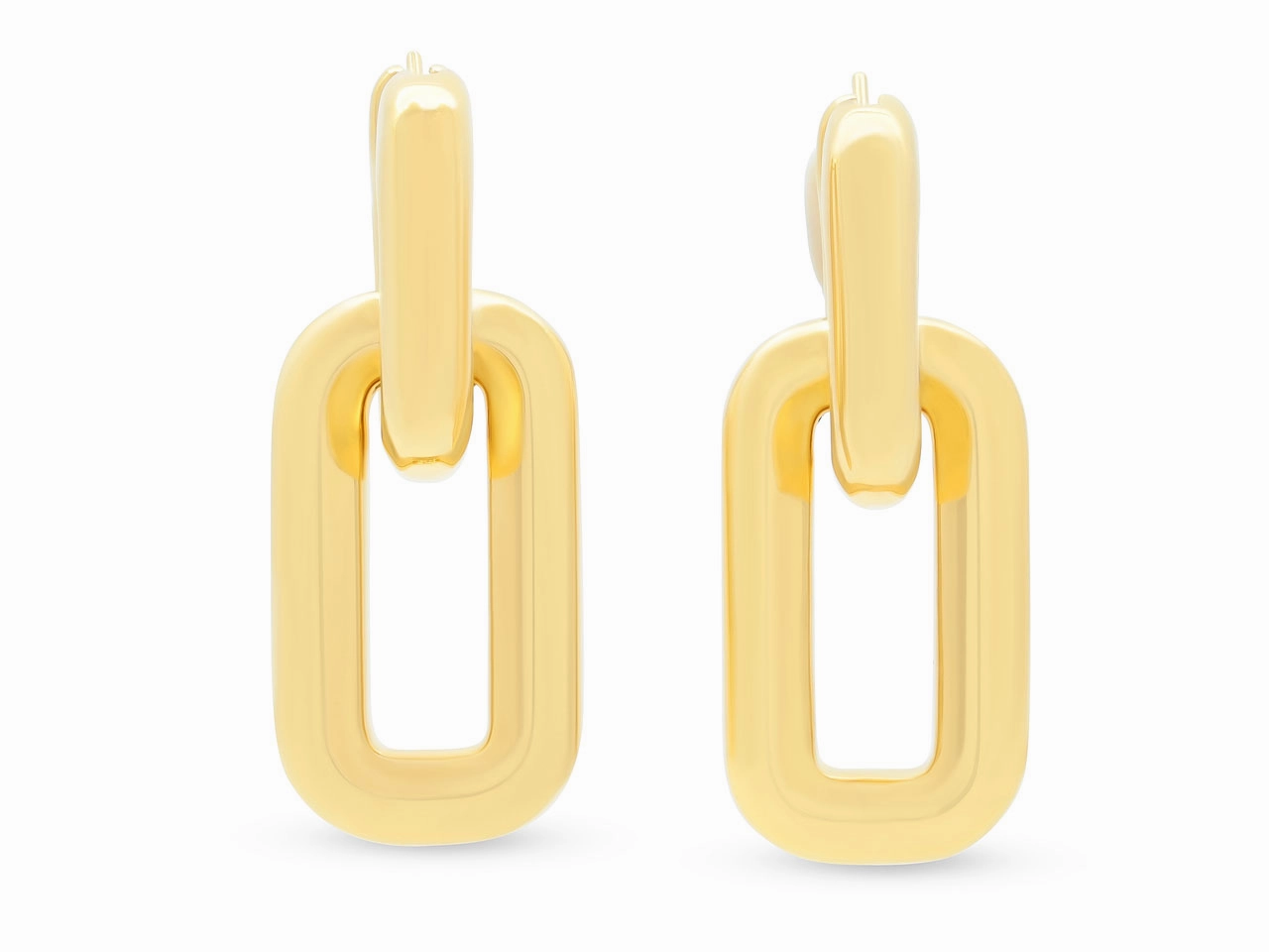 Large Link Earrings, by Beladora