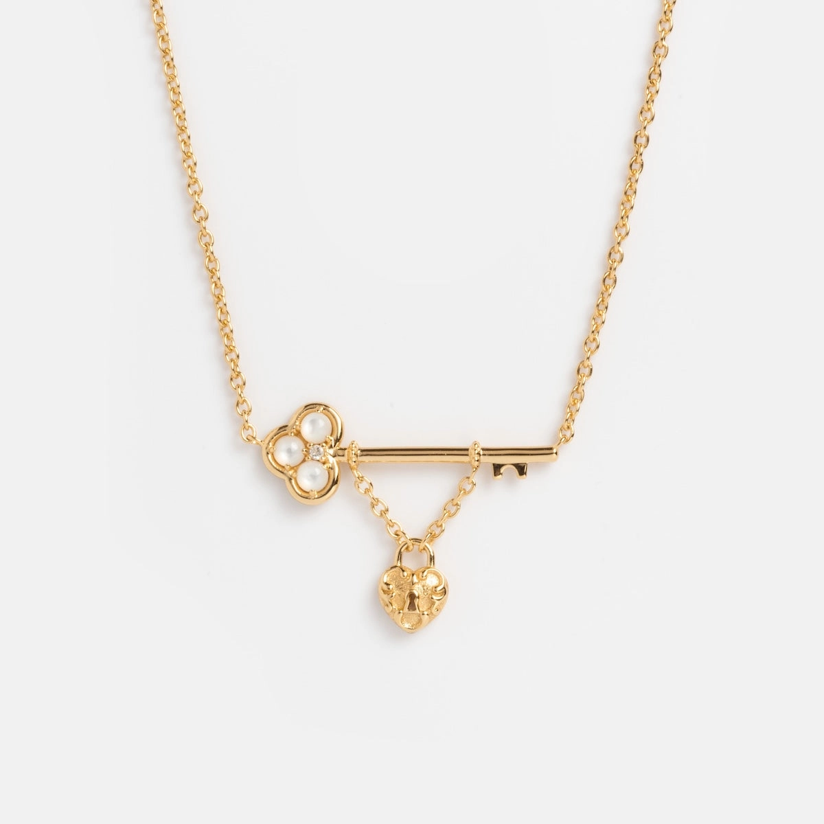 Lock and Key Necklace